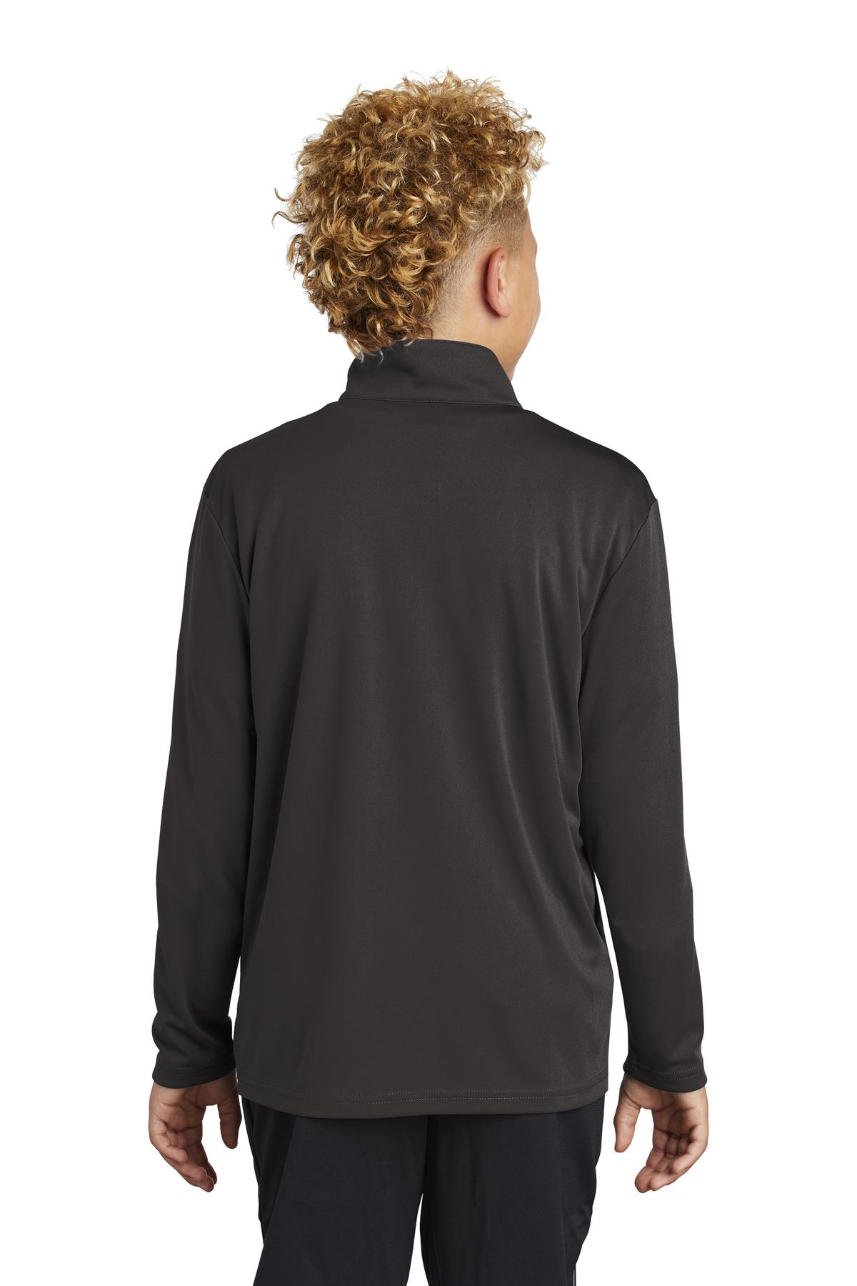 Sport-Tek Youth 1/4-Zip Pullover Long Sleeve Lightweight Cadet Collar YST357 - Picture 9 of 13