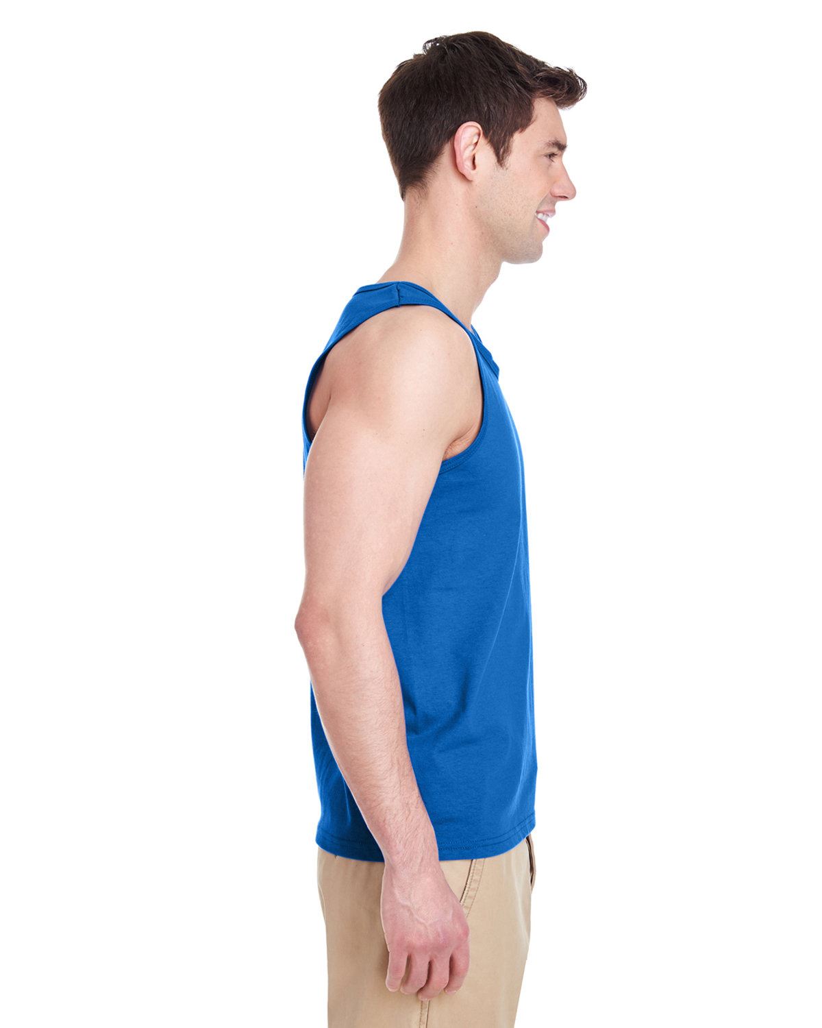 Gildan Adult Heavy Cotton 5.3 oz. Preshrunk Jersey Knit Tank Top G520 XS-3XL - Picture 32 of 47
