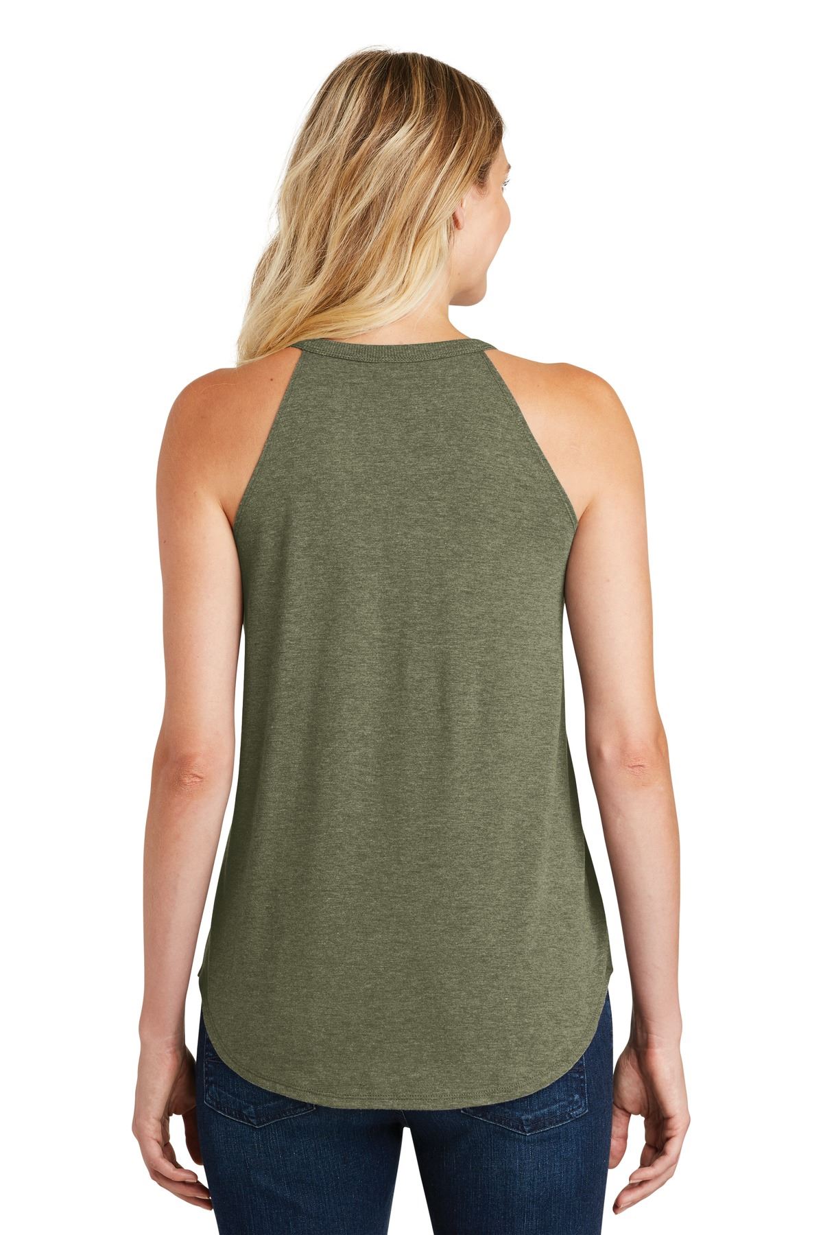 District Made Womens Sleeveless Perfect Tri Rocker Stylish Tank Top DT137L - Picture 15 of 21