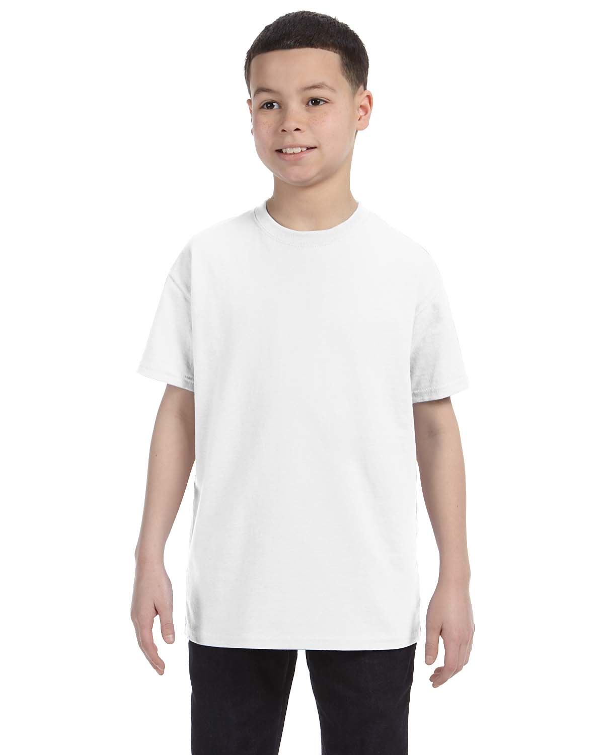 Gildan Youth Short Sleeves Heavy Cotton 5.3 oz XS-XL T-Shirt MG500B - Picture 30 of 31