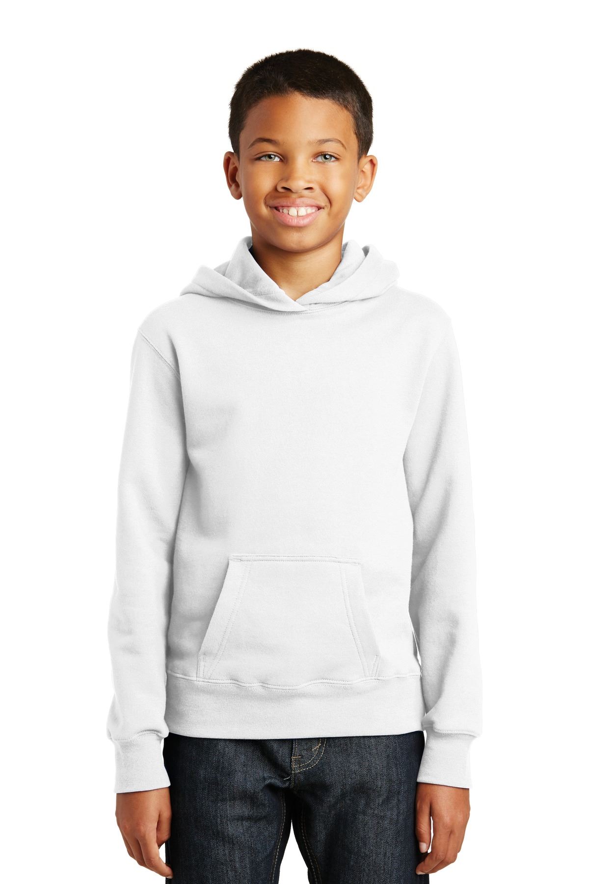 Port & Company Youth Pullover Hooded Sweatshirt Fan Favorite Fleece M-PC850YH - Picture 18 of 19