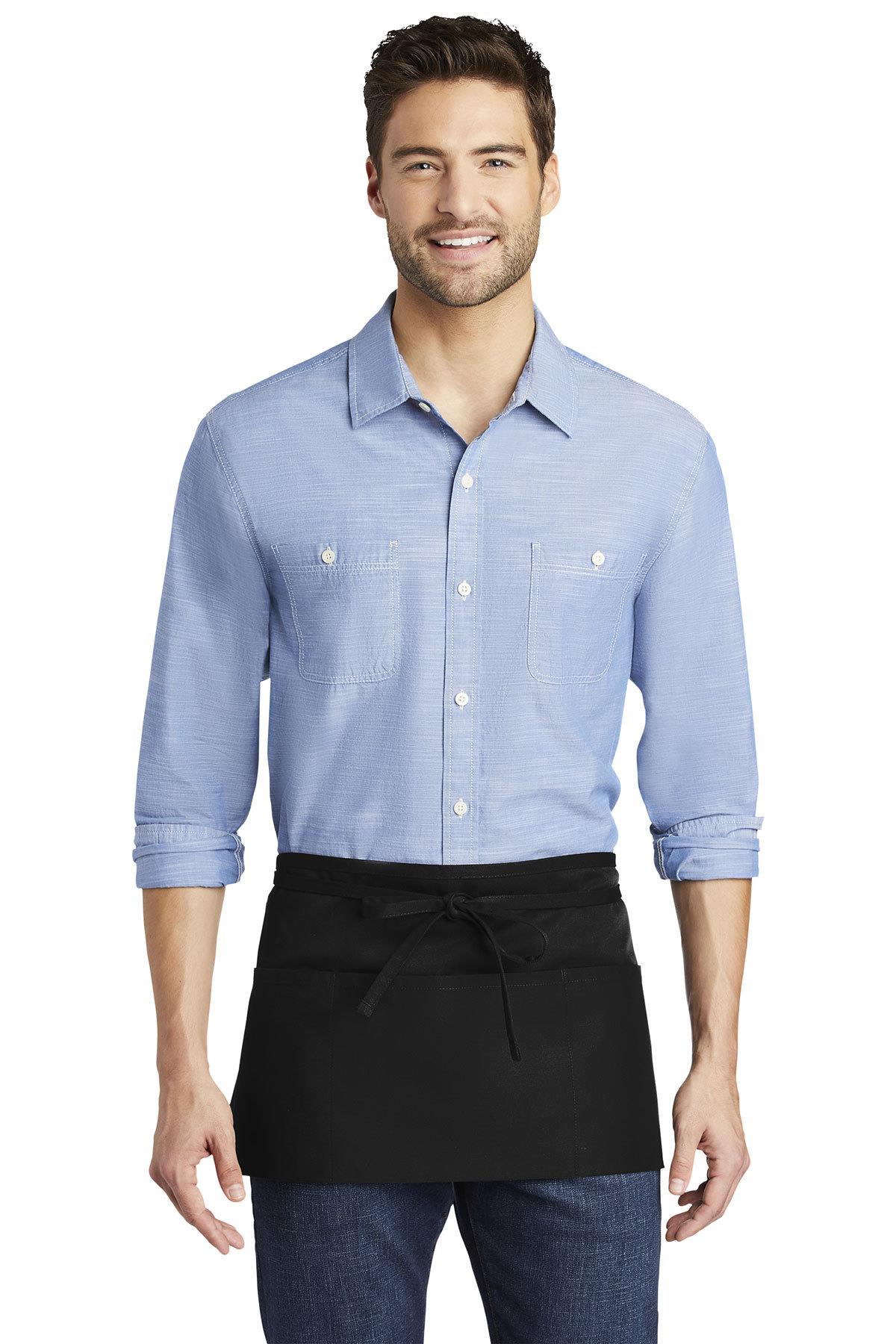 Port Authority Waist Apron with Stain Release 3 front Pockets A702