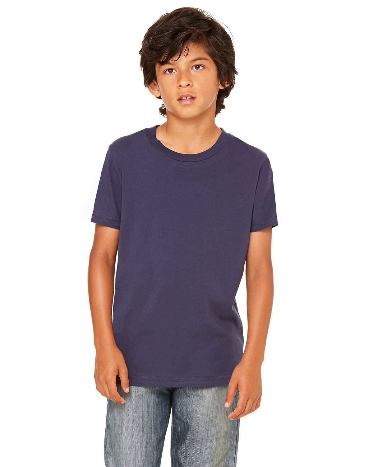 Bella + Canvas Youth Jersey Short-Sleeves Cotton T-Shirt 3001Y - Picture 24 of 41