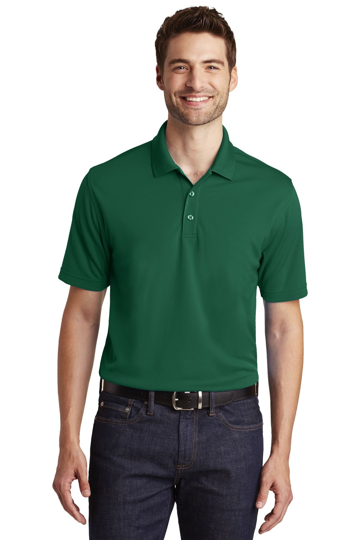 Port Authority Mens Short Sleeve Moisture Wicking UV Micro Mesh Polo Shirt K110 - Picture 8 of 14