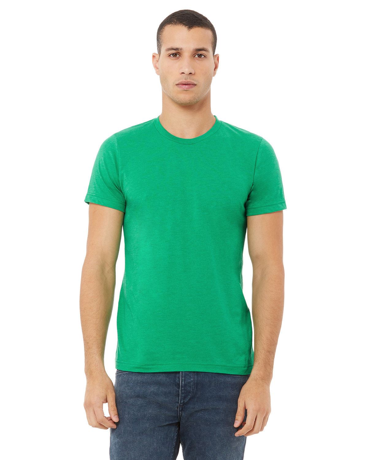 BELLA+CANVAS Unisex Short Sleeve Heather CVC Crew Neck Stylish T-Shirt 3001CVC - Picture 20 of 51