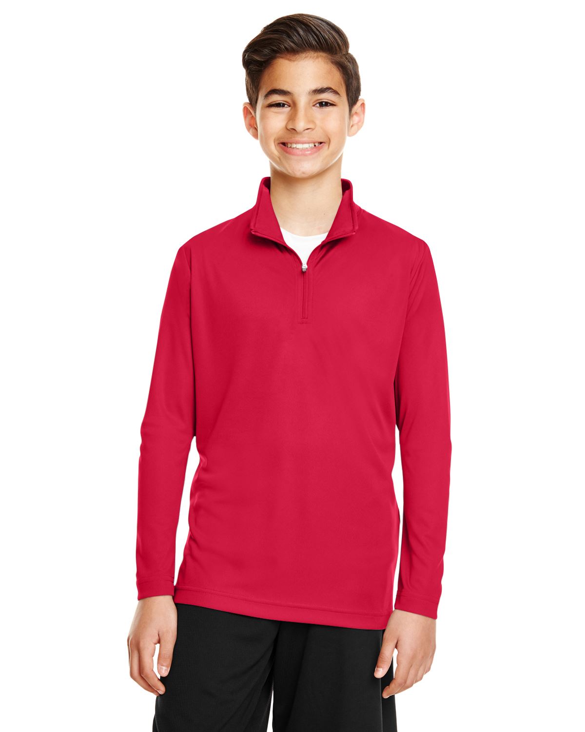 Team 365 Youth Quarter-Zip Zone Performance Jacket TT31Y - Picture 15 of 20