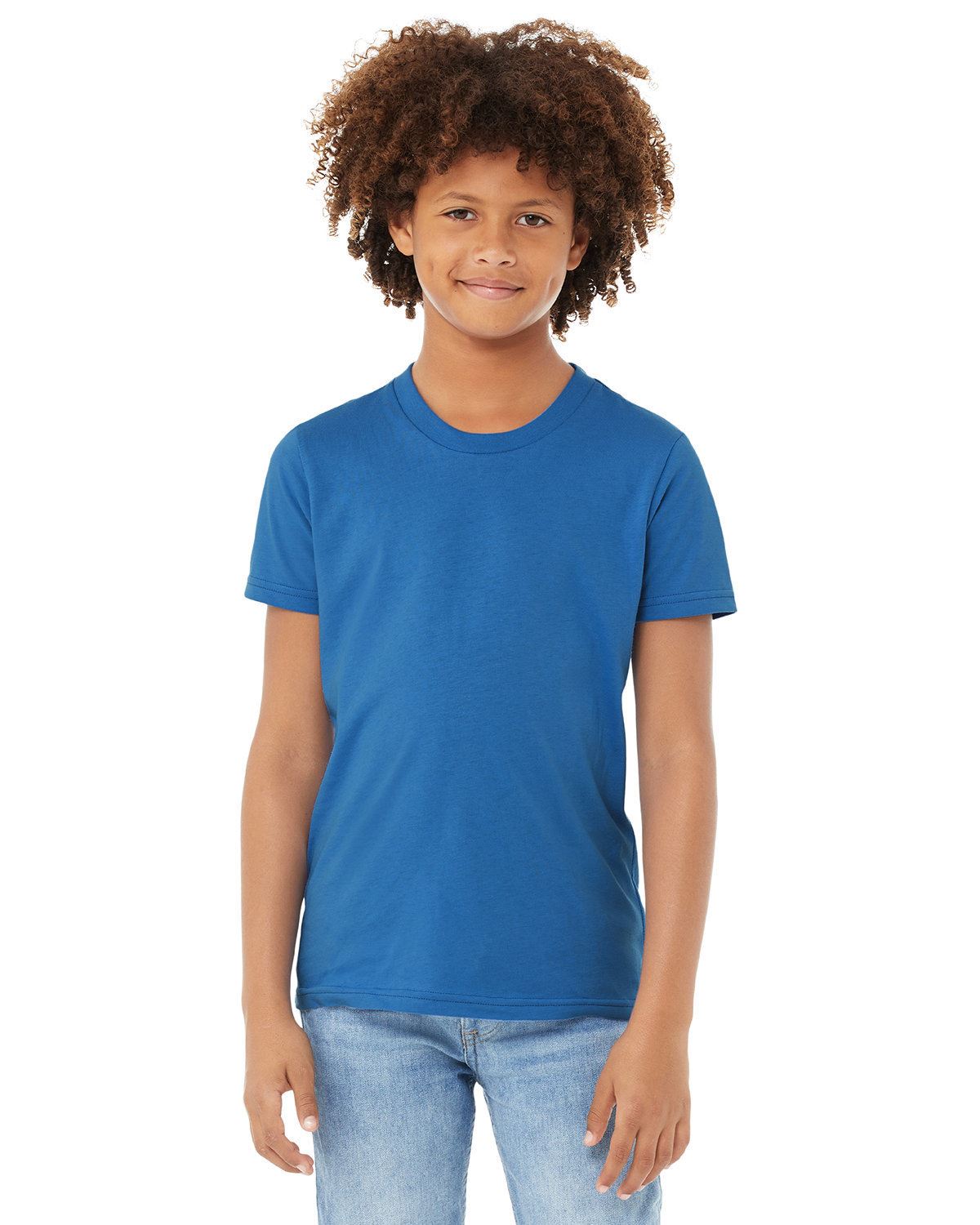 Bella + Canvas Youth Jersey Short-Sleeves Cotton T-Shirt 3001Y - Picture 9 of 41