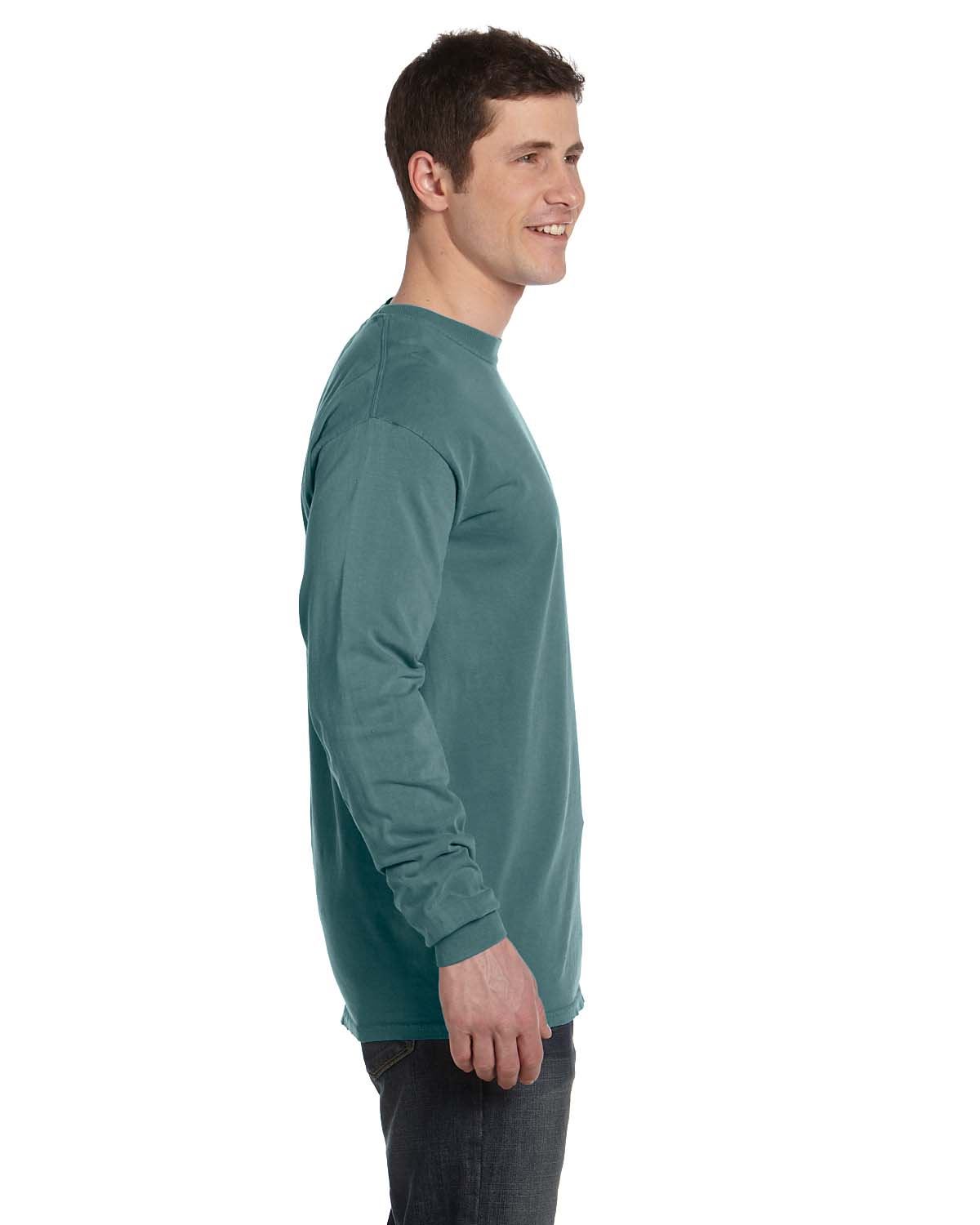 Comfort Colors Mens T-Shirt Long Sleeve Garment Dyed Preshrunk Tee C6014 - Picture 8 of 70