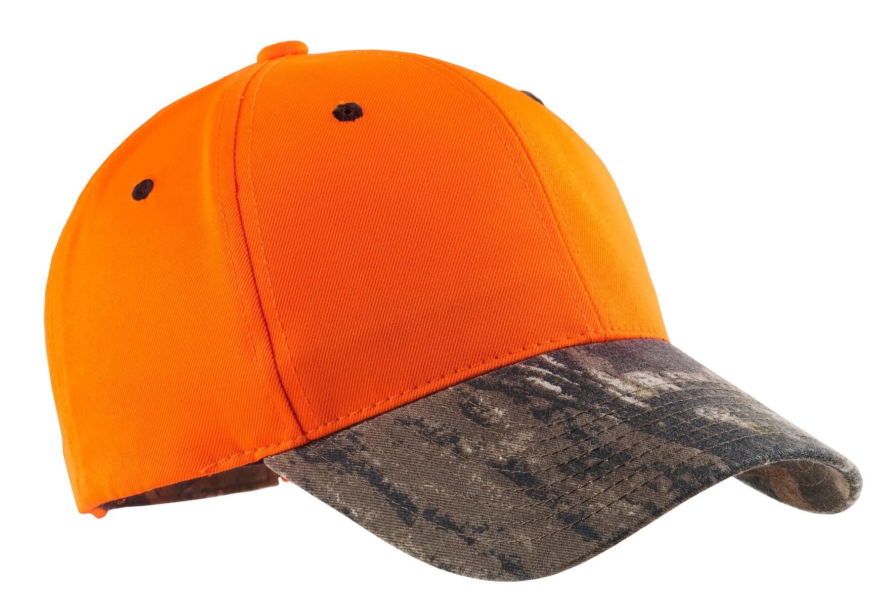 Port Authority Unisex Hat Enhanced Visibility Cap with Camo Brim C804 - Picture 4 of 5