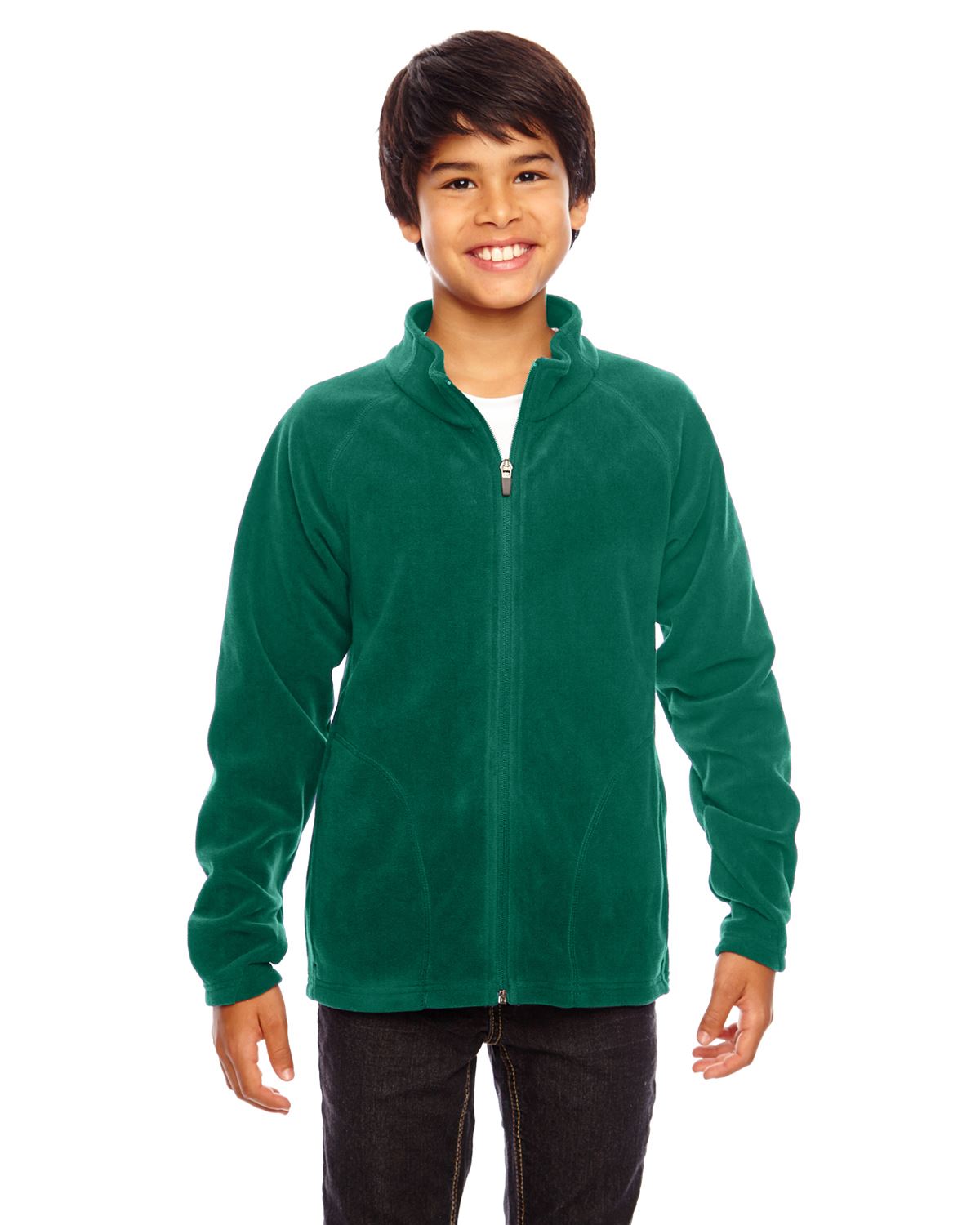 Team 365 Fleece Jacket Youth Campus Microfleece Jacket TT90Y - Picture 18 of 44