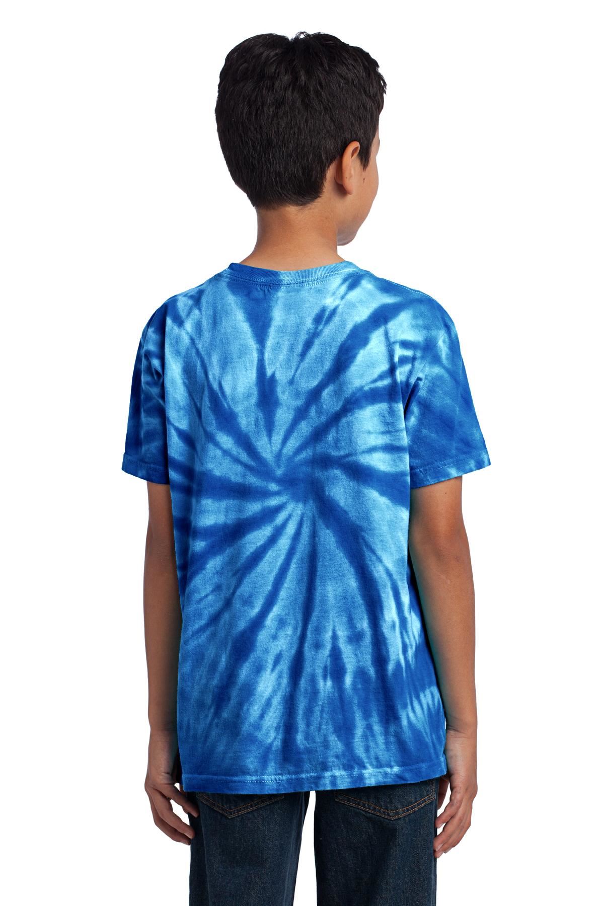 Port & Company Youth Short Sleeve 100% Cotton Tie-Dye T-Shirt PC147Y - Picture 37 of 43