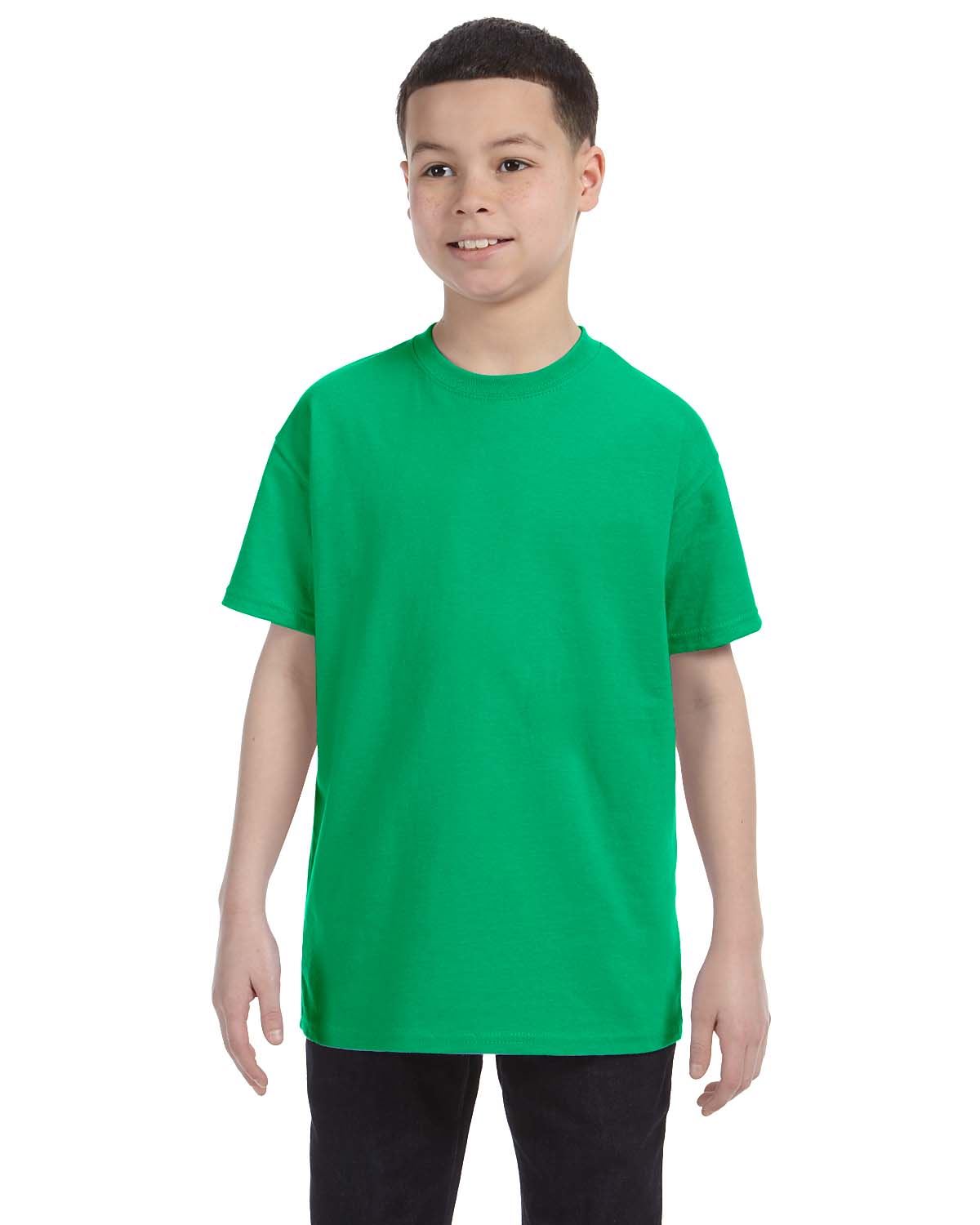 Gildan Youth Short Sleeves Heavy Cotton 5.3 oz XS-XL T-Shirt MG500B - Picture 19 of 31