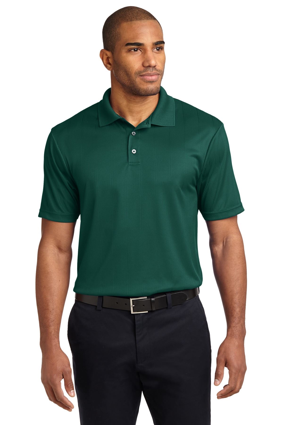 Port Authority Performance Fine Jacquard Polo Shirt K528 - Picture 6 of 14