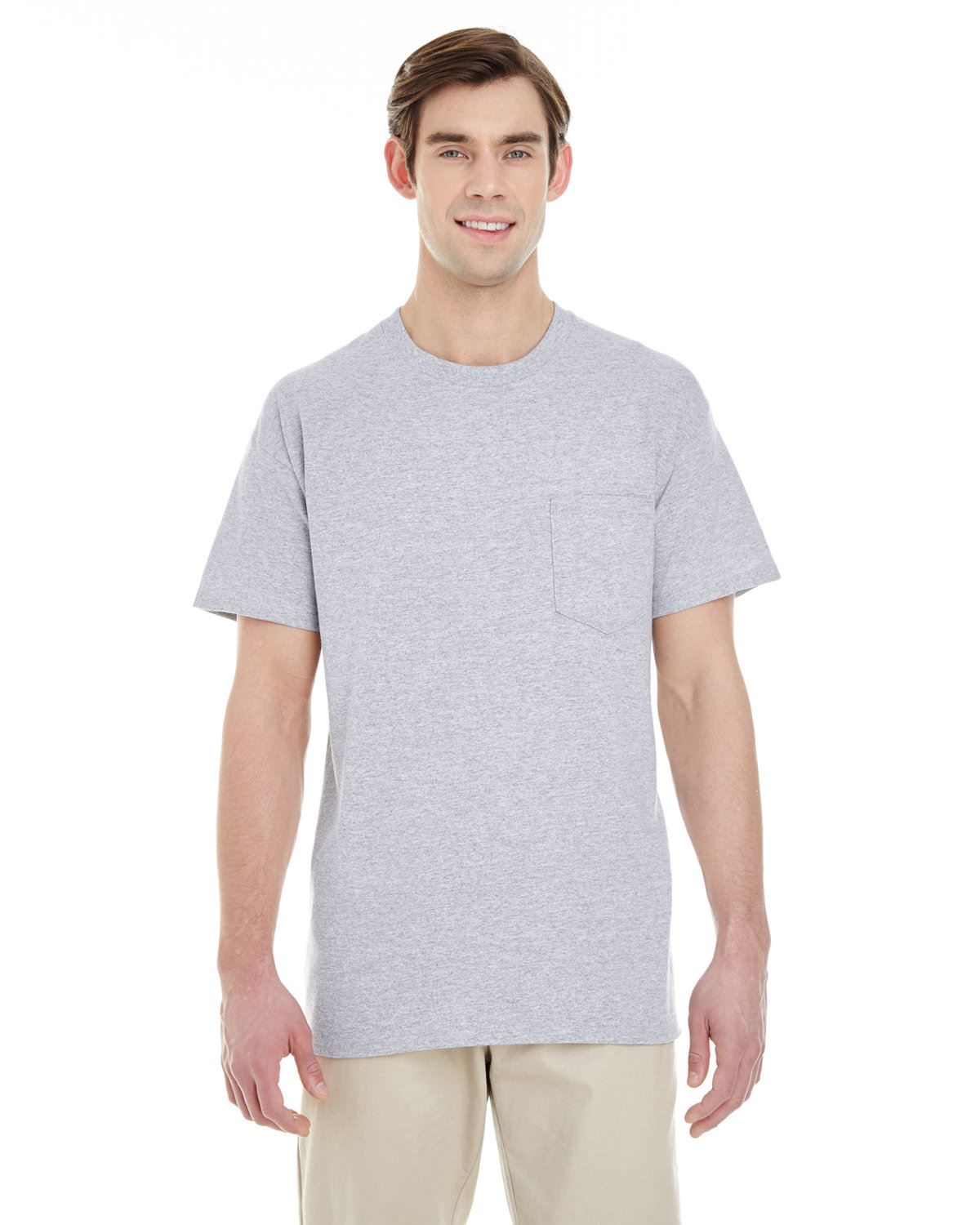 Gildan Mens Heavy Cotton Double Needle Pocket T-Shirt G530 5300 - Picture 36 of 41