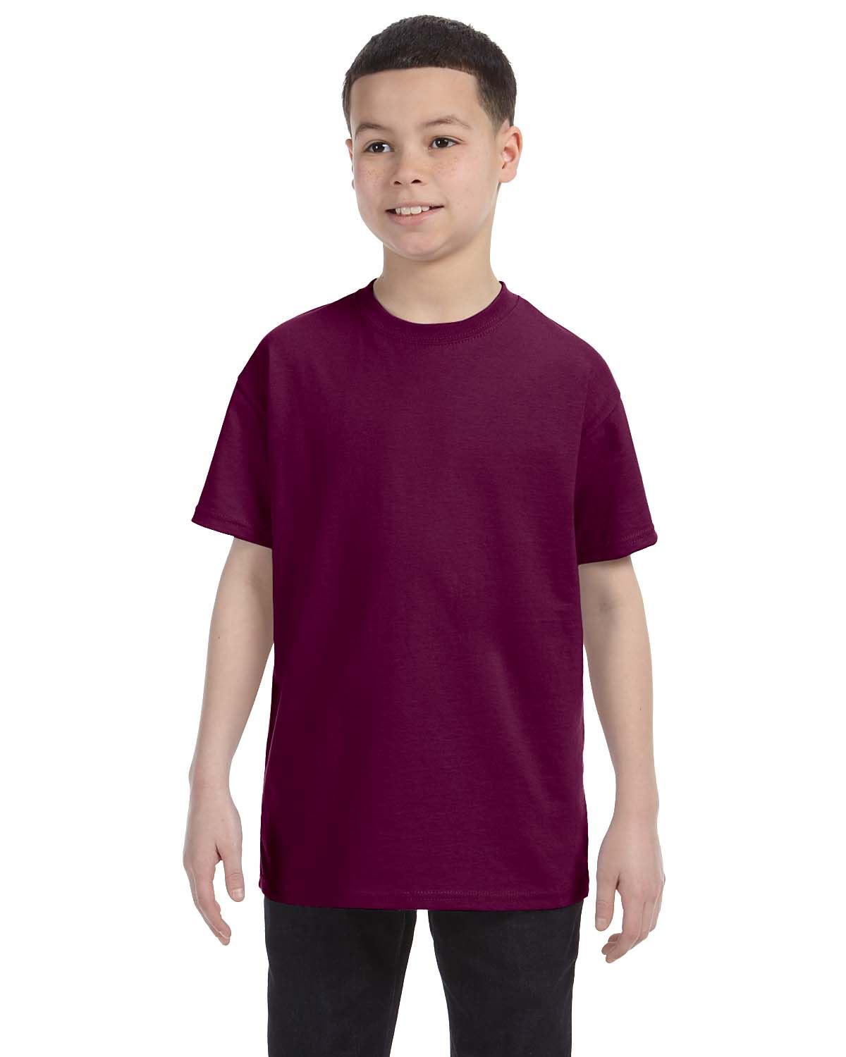 Gildan Youth Short Sleeves Heavy Cotton 5.3 oz XS-XL T-Shirt MG500B - Picture 24 of 31