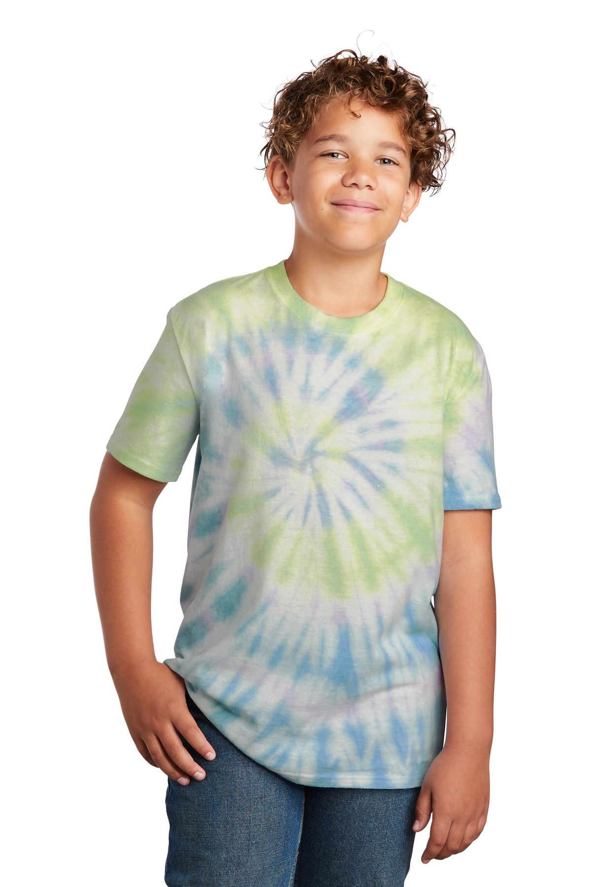 Port & Company Youth Short Sleeve 100% Cotton Tie-Dye T-Shirt PC147Y - Picture 42 of 43