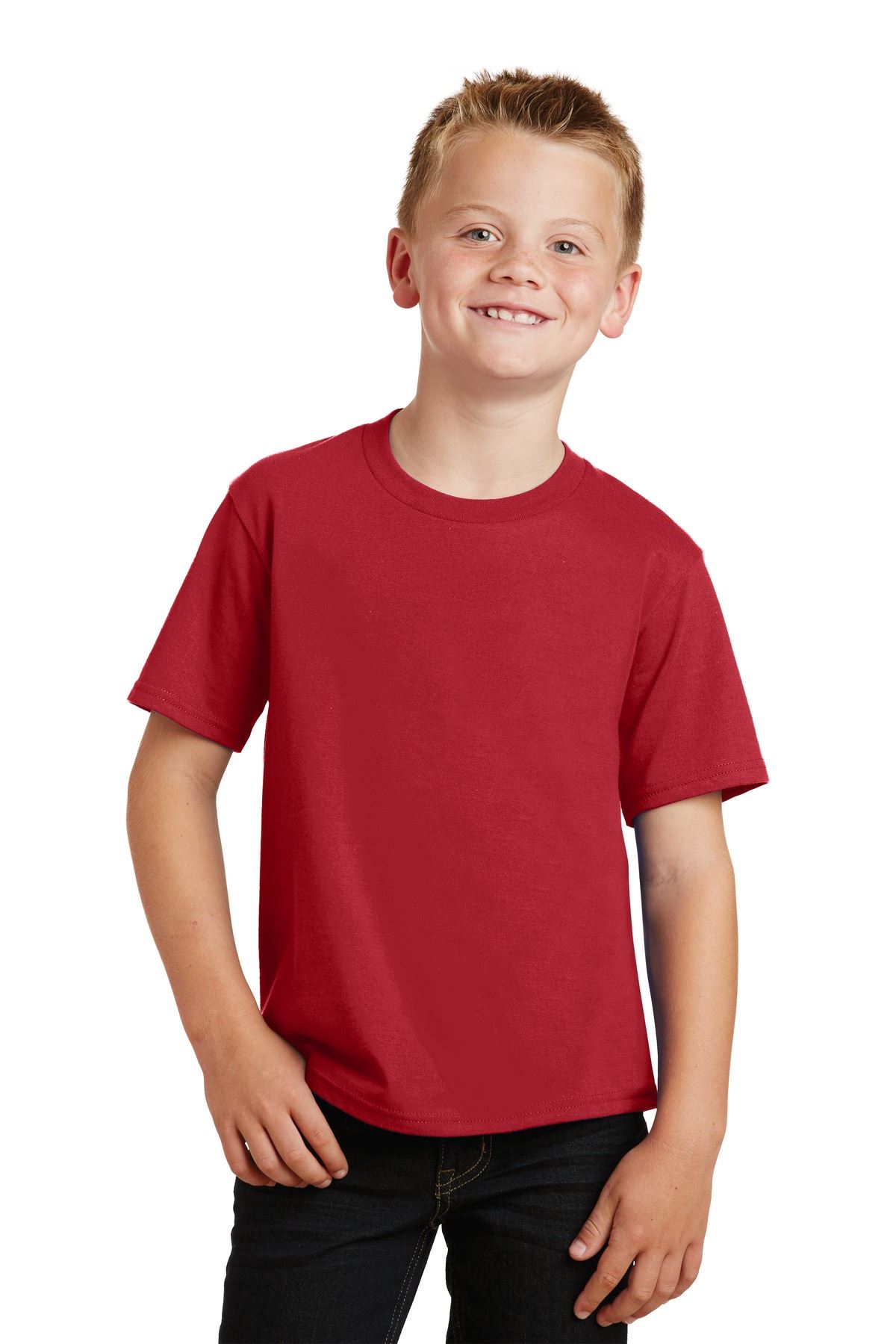 Port & Company Youth Short Sleeve Fan Favorite Crew Neck T-Shirt PC450Y - Picture 41 of 51