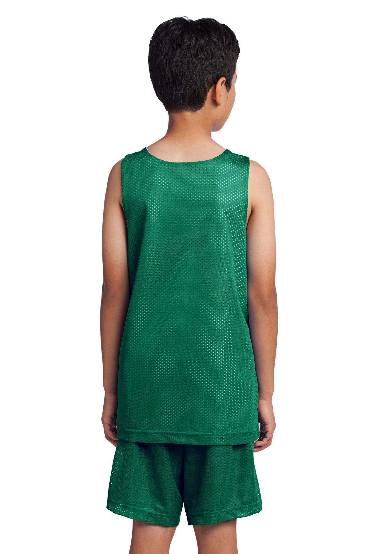 Sport-Tek Youth Basketball PosiCharge Classic Mesh Reversible Tank YST500 - Picture 15 of 25