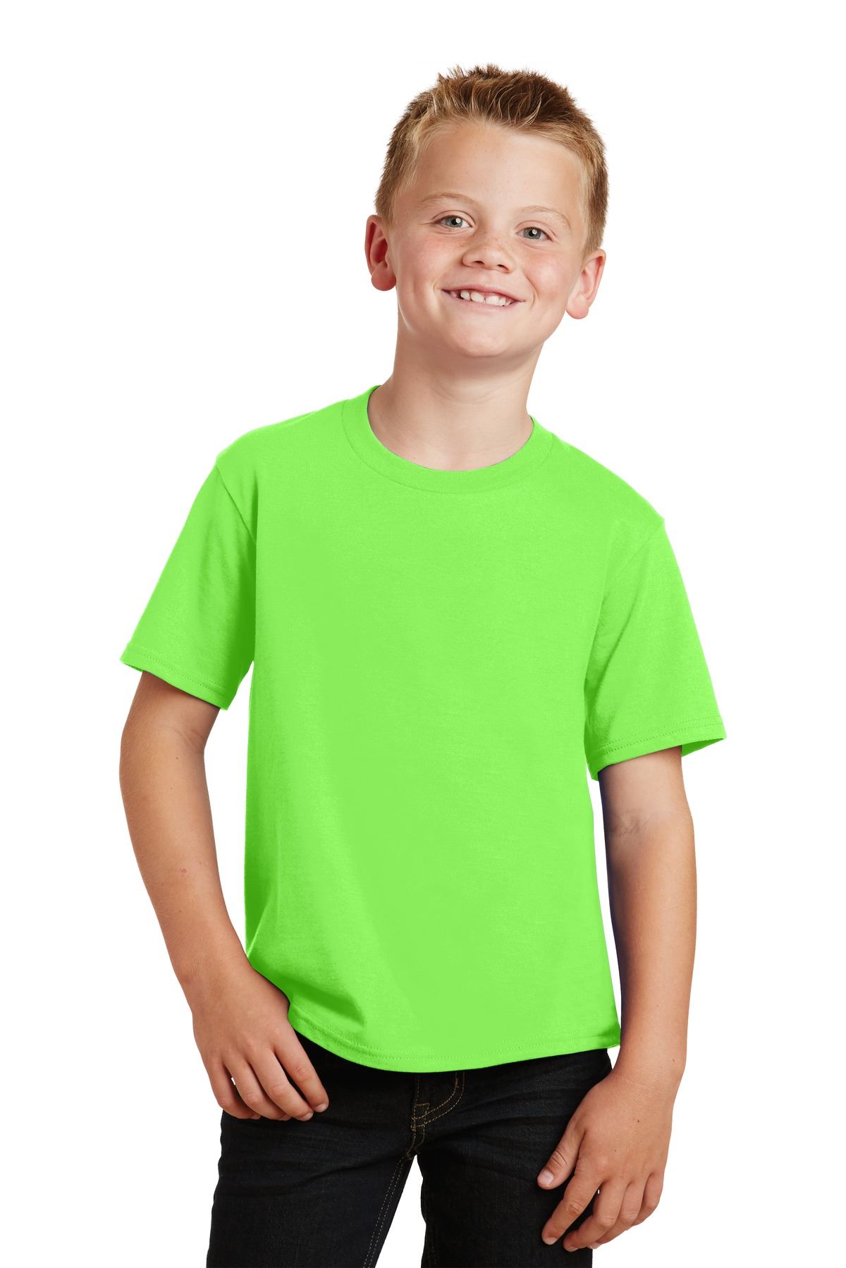 Port & Company Youth Short Sleeve Fan Favorite Crew Neck T-Shirt PC450Y - Picture 23 of 51