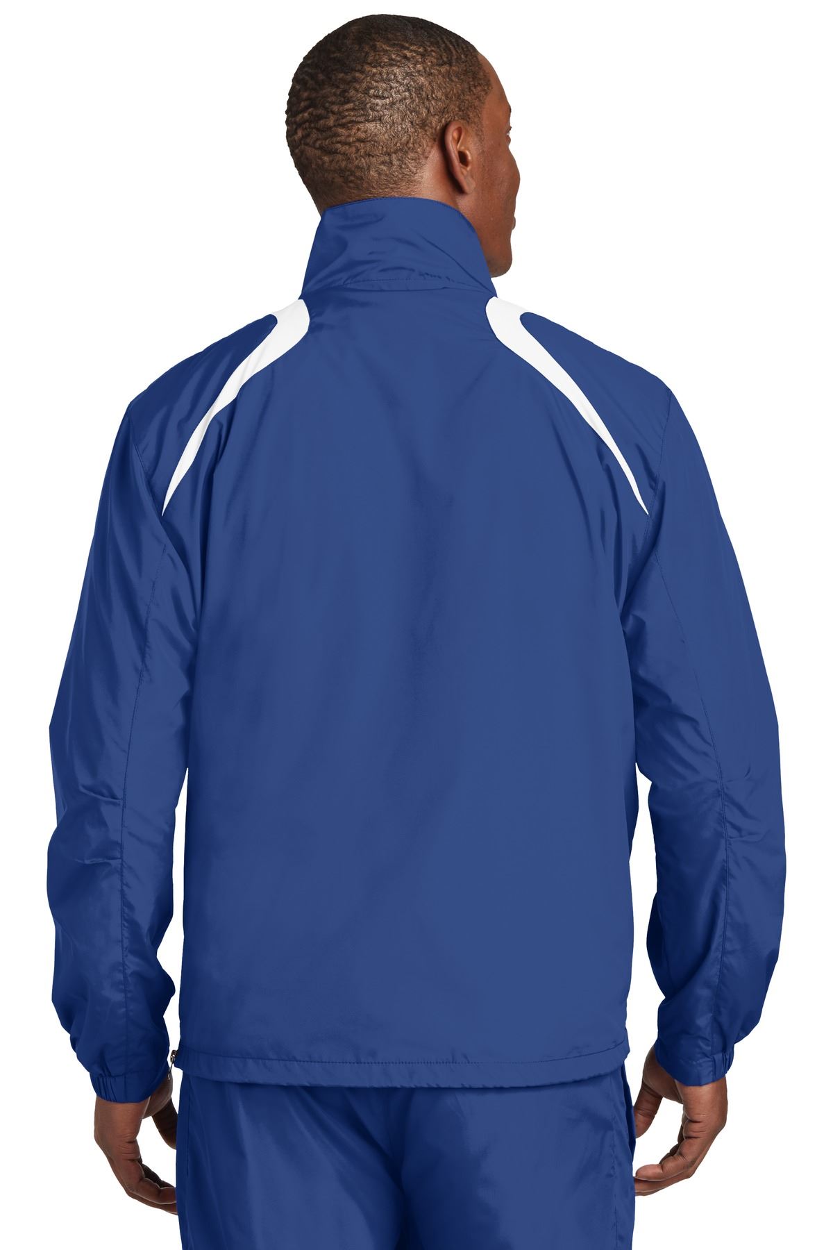 SportTek Mens Windbreaker 1/2Zip Front Slash Pockets Wind Shirt JST75