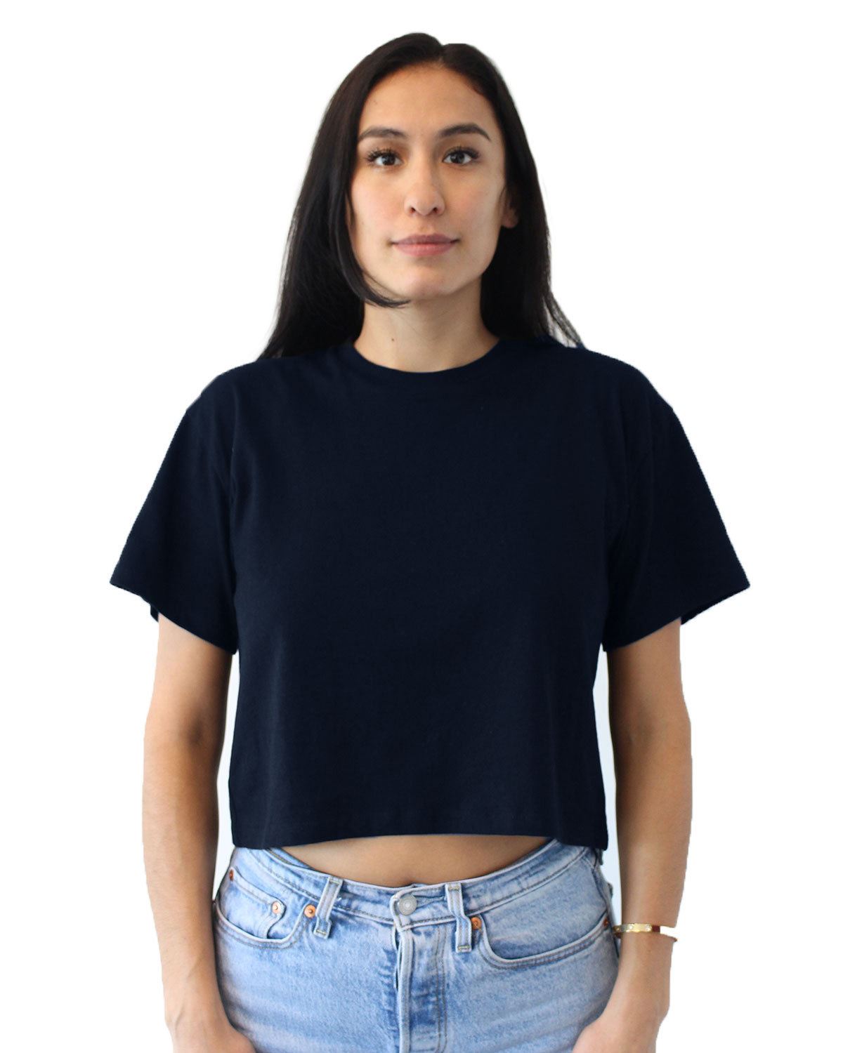Next Level Women's Relaxed Fit  Ideal Crop T-Shirt 1580NL - Picture 8 of 11
