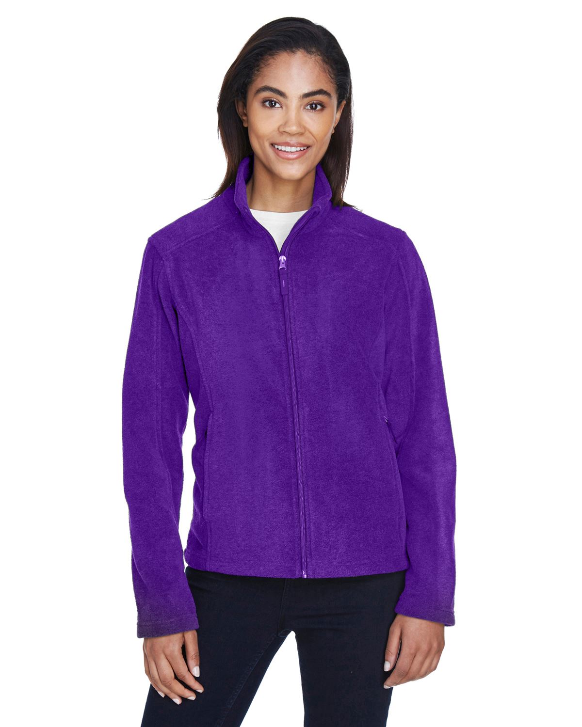 Core 365 Womens 100 polyester AntiPill Journey Fleece Jacket 78190 eBay