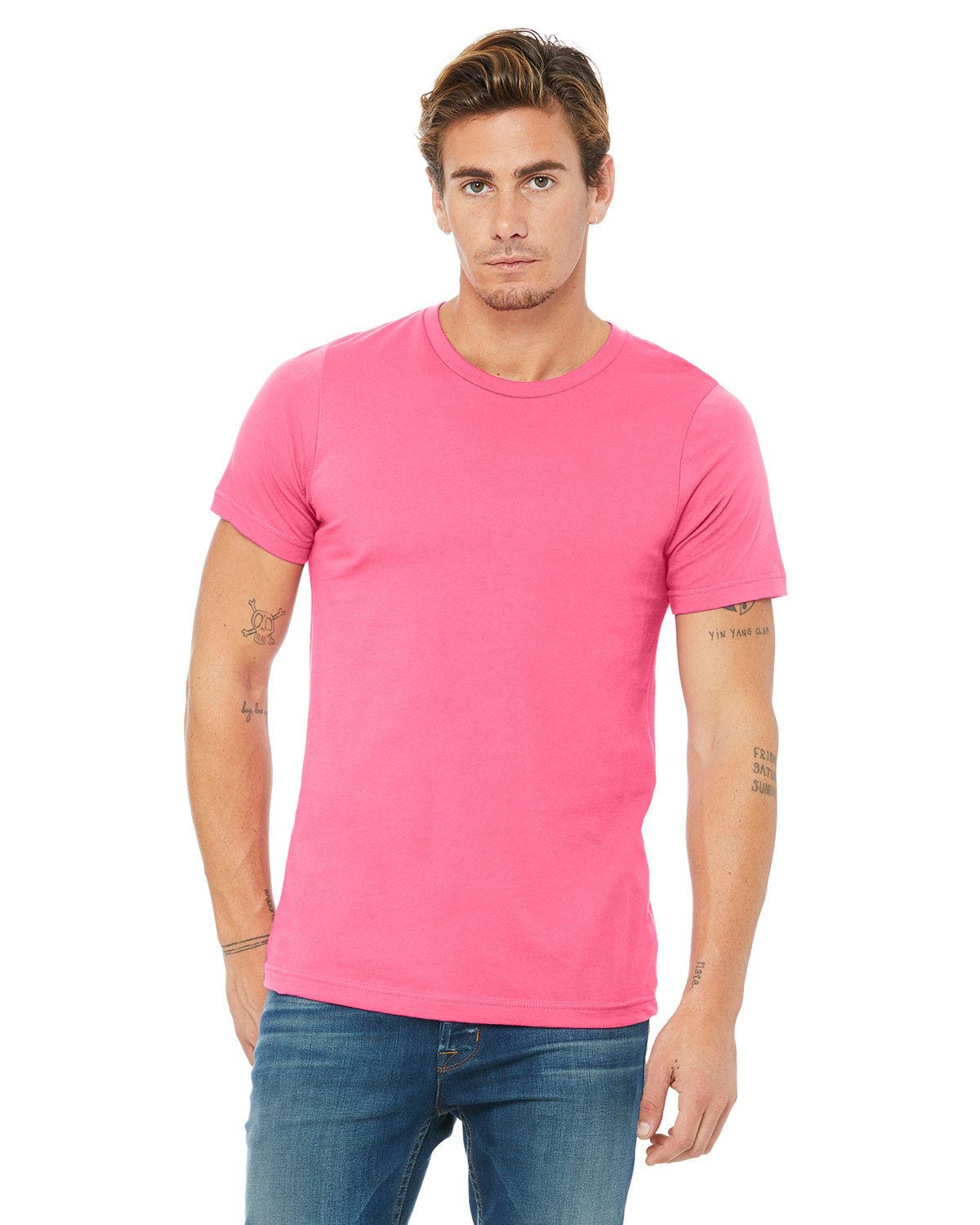 Bella + Canvas Unisex Short-Sleeve Cotton Jersey T-Shirt 3001C - Picture 14 of 51