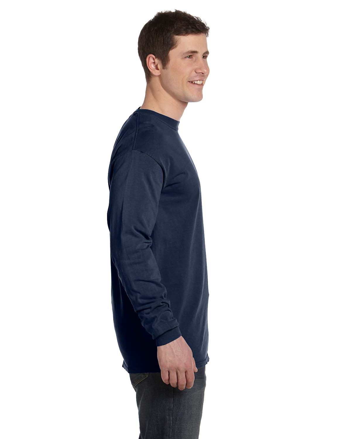 Comfort Colors Mens T-Shirt Long Sleeve Garment Dyed Preshrunk Tee C6014 - Picture 58 of 70