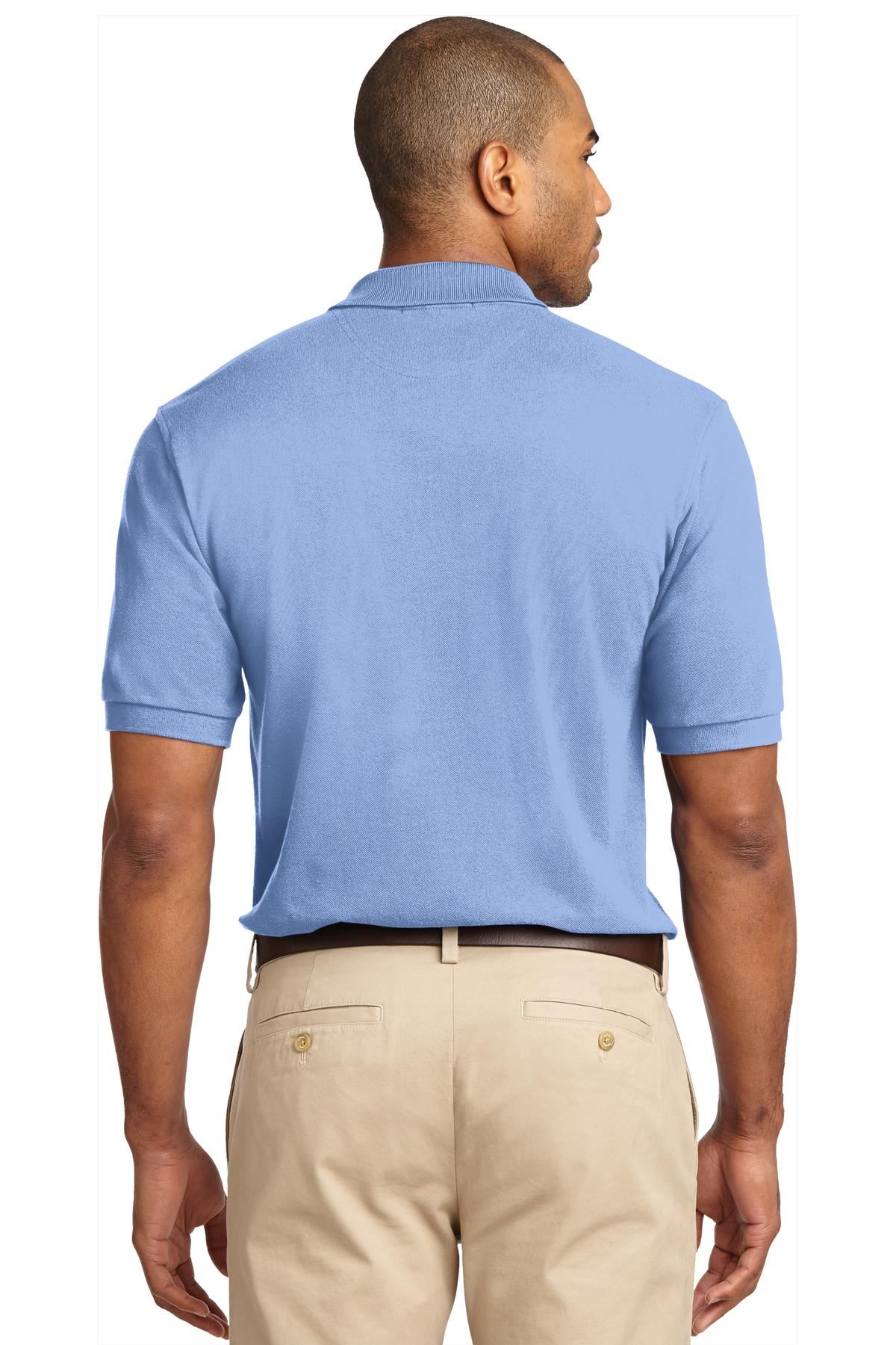 Port Authority Mens Short Sleeve Heavyweight Cotton Pique Polo Shirt K420 - Picture 18 of 42