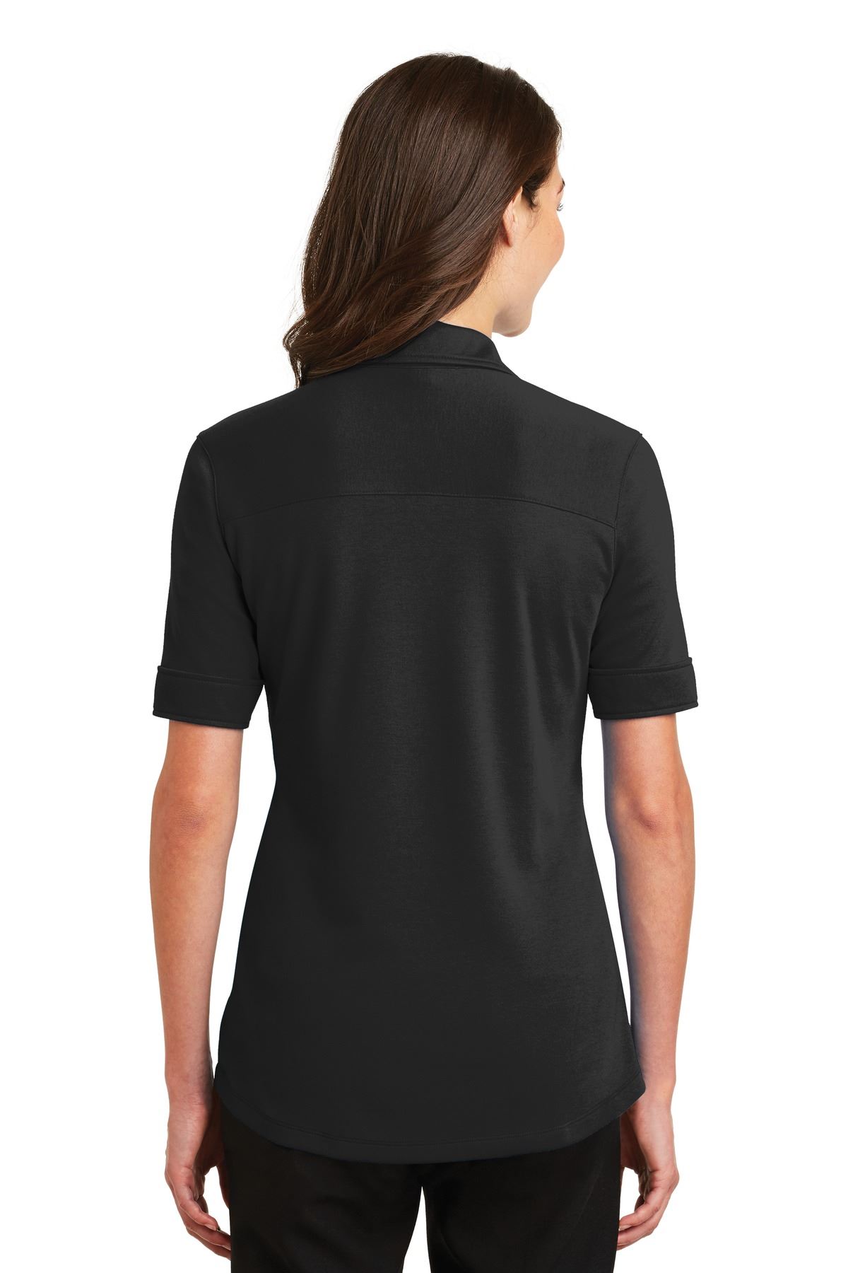 Port Authority Womens Silk Touch Interlock Performance Polo Shirt L5200 - Picture 5 of 21