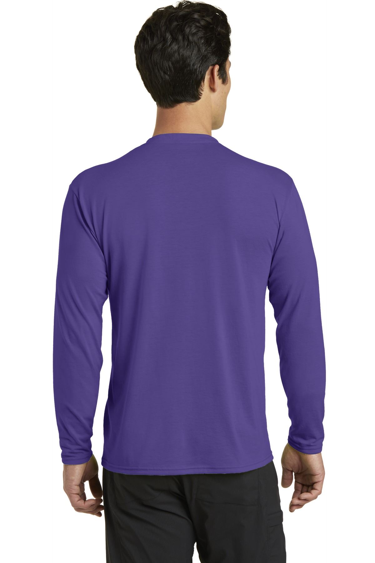 Port & Company Men's Long Sleeve Performance 65/35 Blend T-Shirt PC381LS - Picture 25 of 31