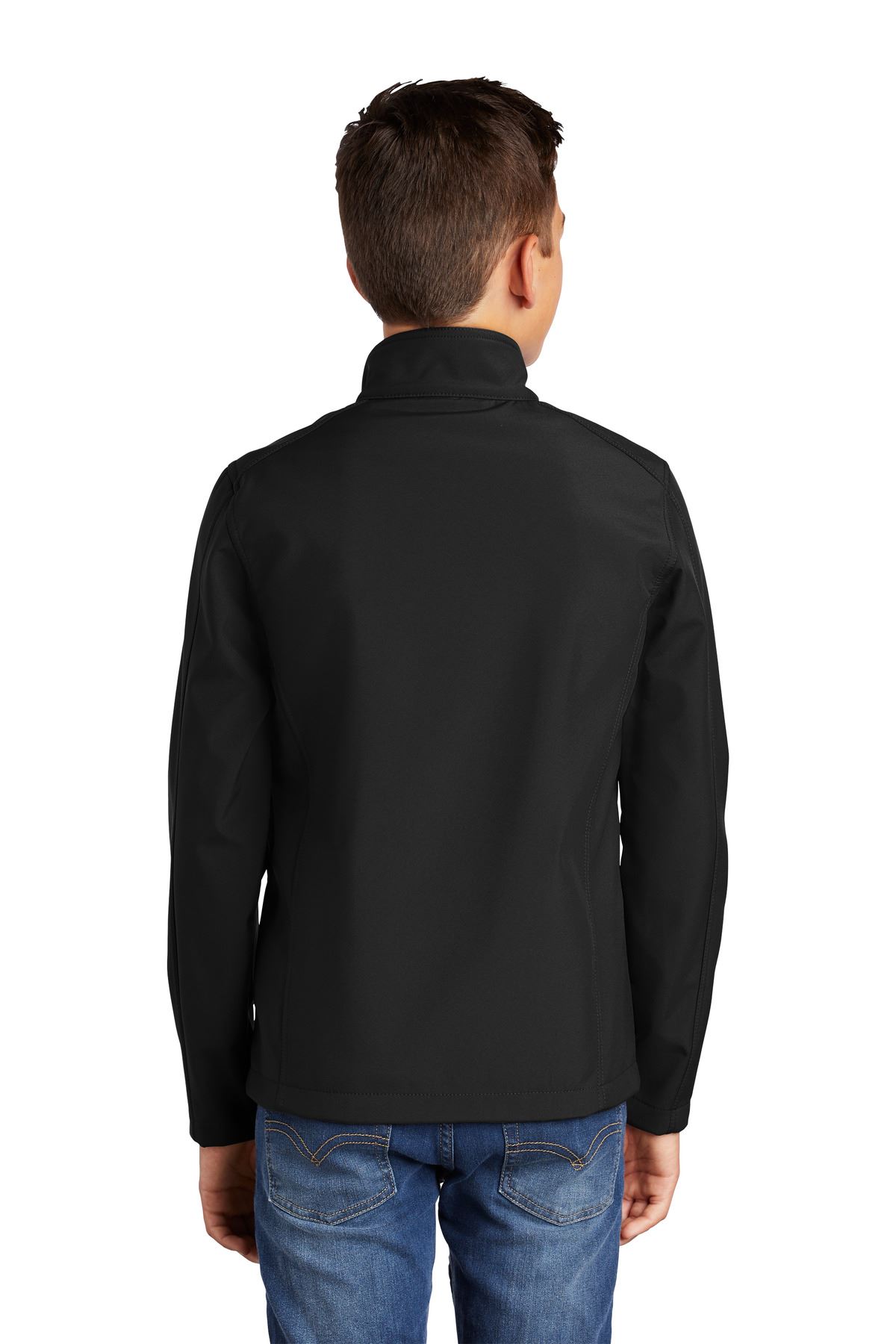 Port Authority Youth Core Soft Shell Water Resistant Jacket Y317 - Picture 6 of 8