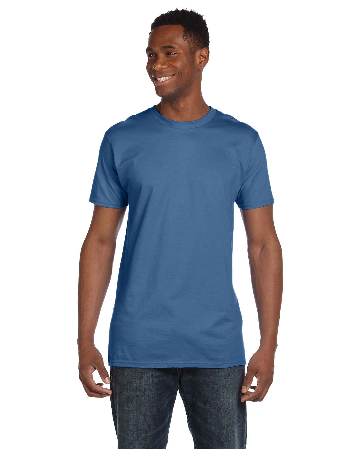 Hanes Mens T-Shirt Ringspun Cotton 4.5 oz Light Weight S-3XL M-4980 - Picture 20 of 49
