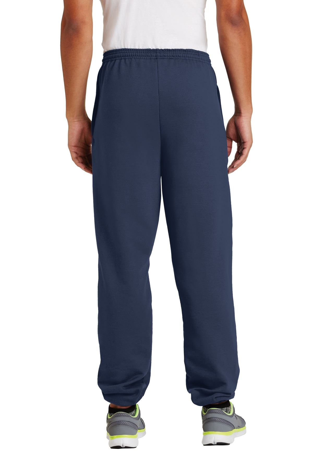 Port & Company 9-ounce, 50/50 cotton/poly Fleece Sweatpant With Pockets PC90P - Picture 8 of 8