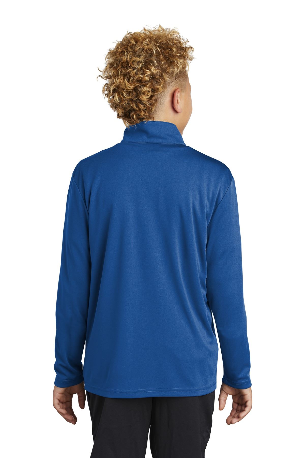 Sport-Tek Youth 1/4-Zip Pullover Long Sleeve Lightweight Cadet Collar YST357 - Picture 13 of 13