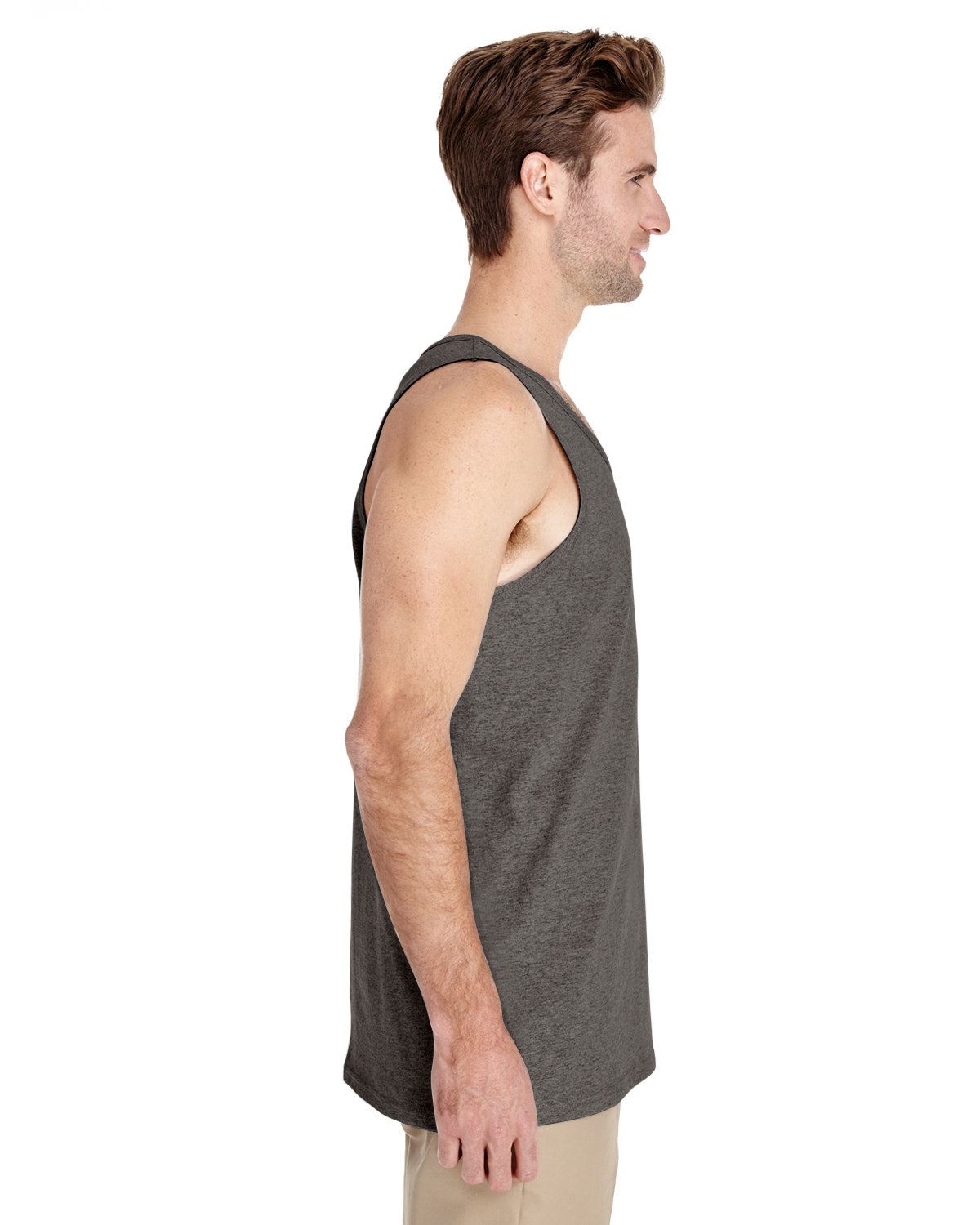 Gildan Adult Heavy Cotton 5.3 oz. Preshrunk Jersey Knit Tank Top G520 XS-3XL - Picture 11 of 47