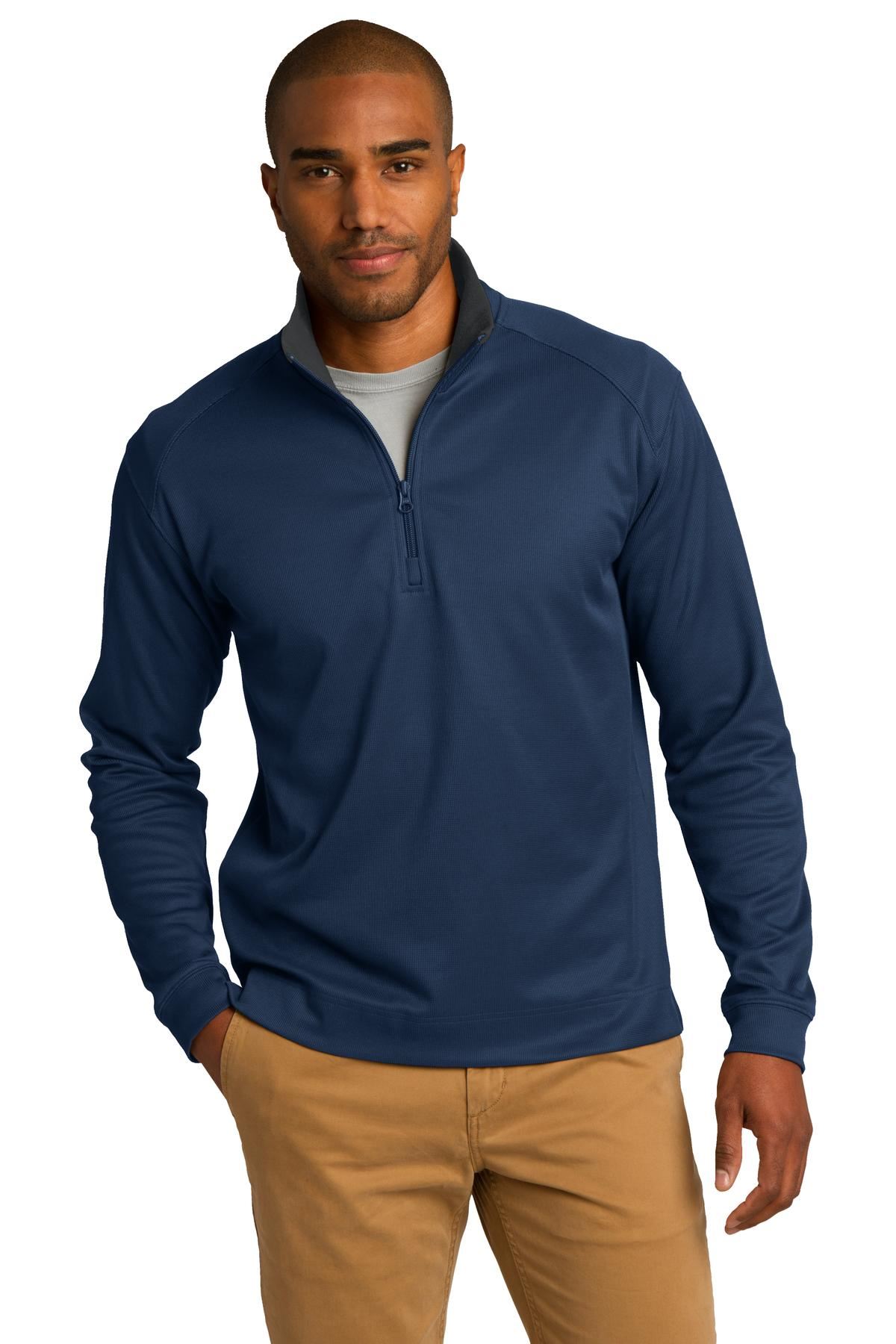 Port Authority Vertical Texture 1/4-Zip Pullover K805