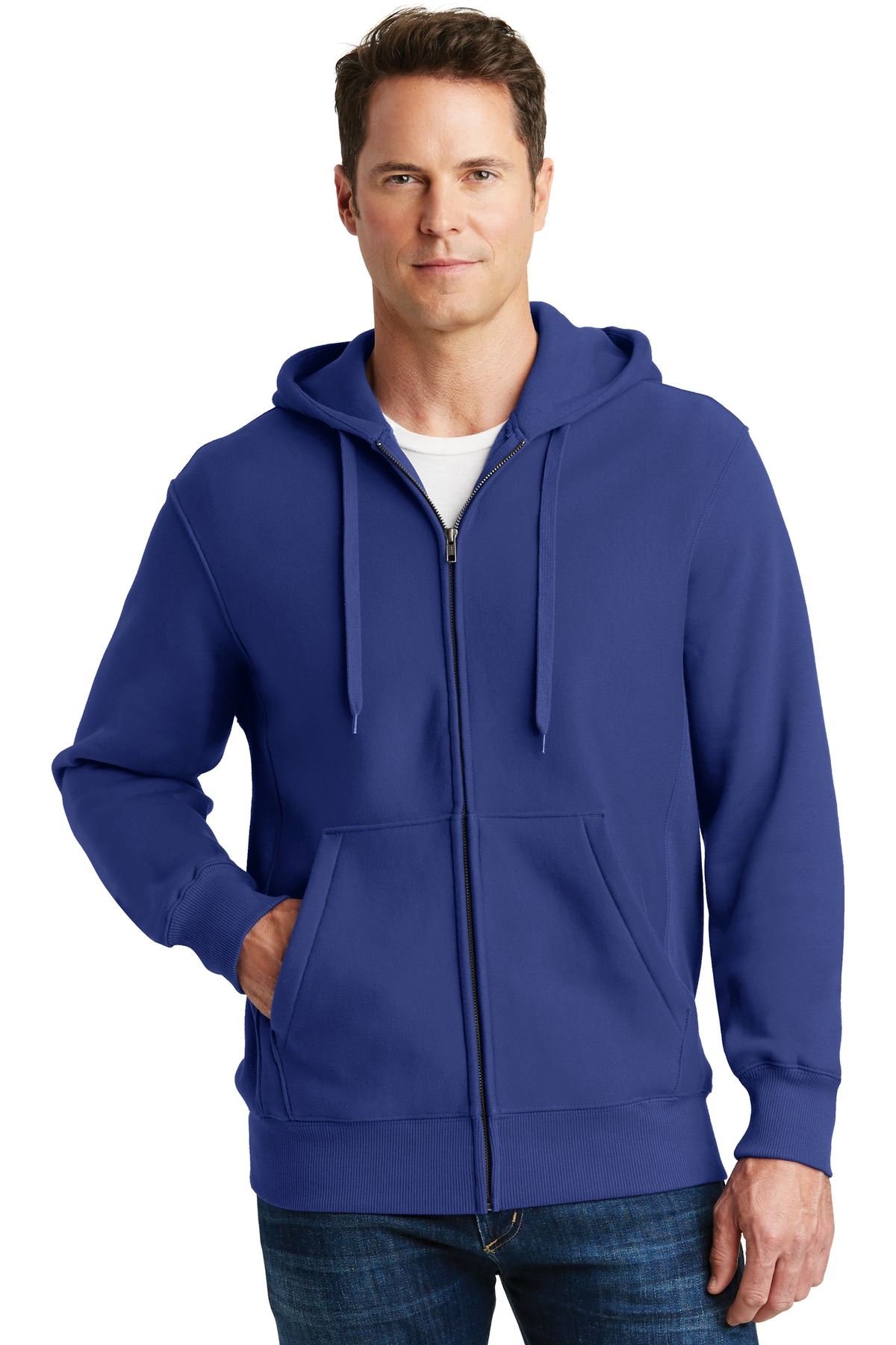 Sport-Tek Super Heavyweight Full-Zip Hooded Sweatshirt F282 - Picture 16 of 19