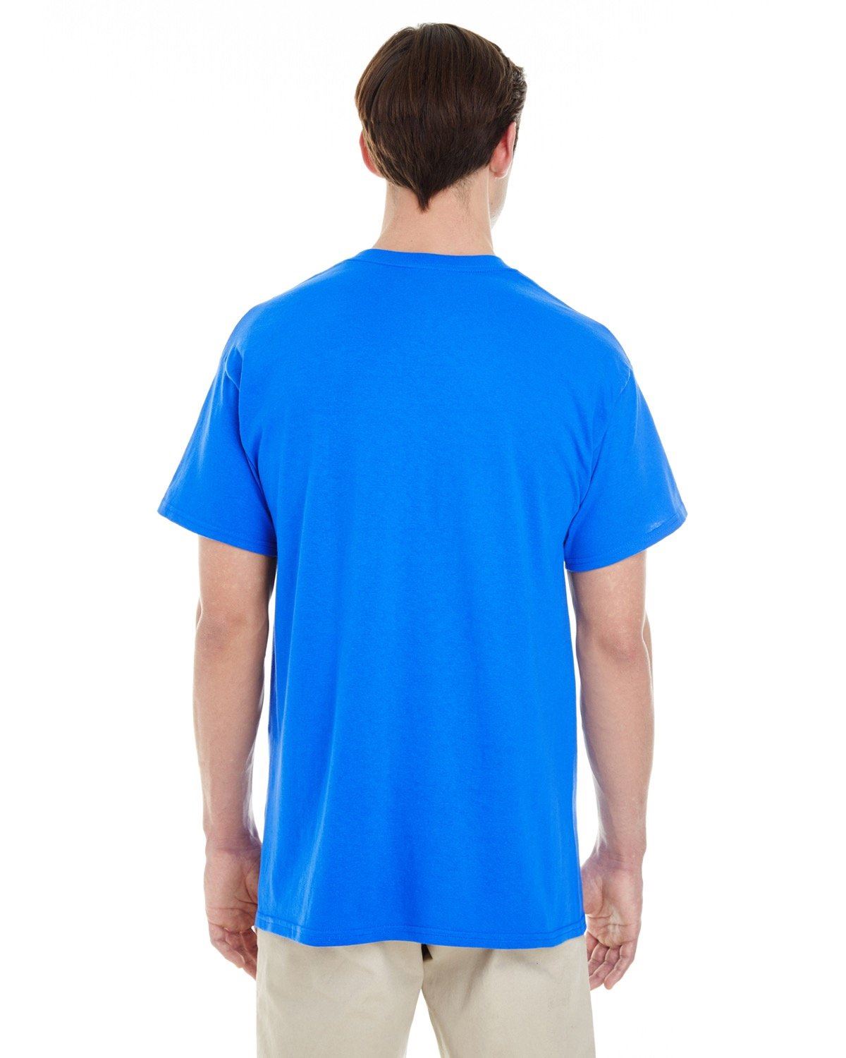 Gildan Mens Heavy Cotton Double Needle Pocket T-Shirt G530 5300 - Picture 28 of 41
