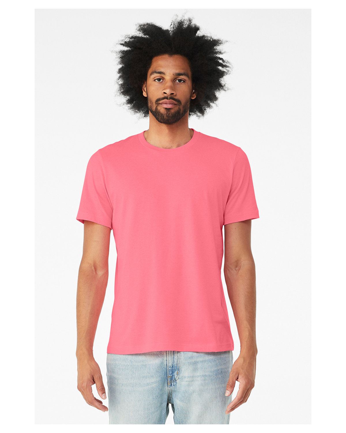 BELLA+CANVAS Unisex Short Sleeve Heather CVC Crew Neck Stylish T-Shirt 3001CVC - Picture 49 of 51