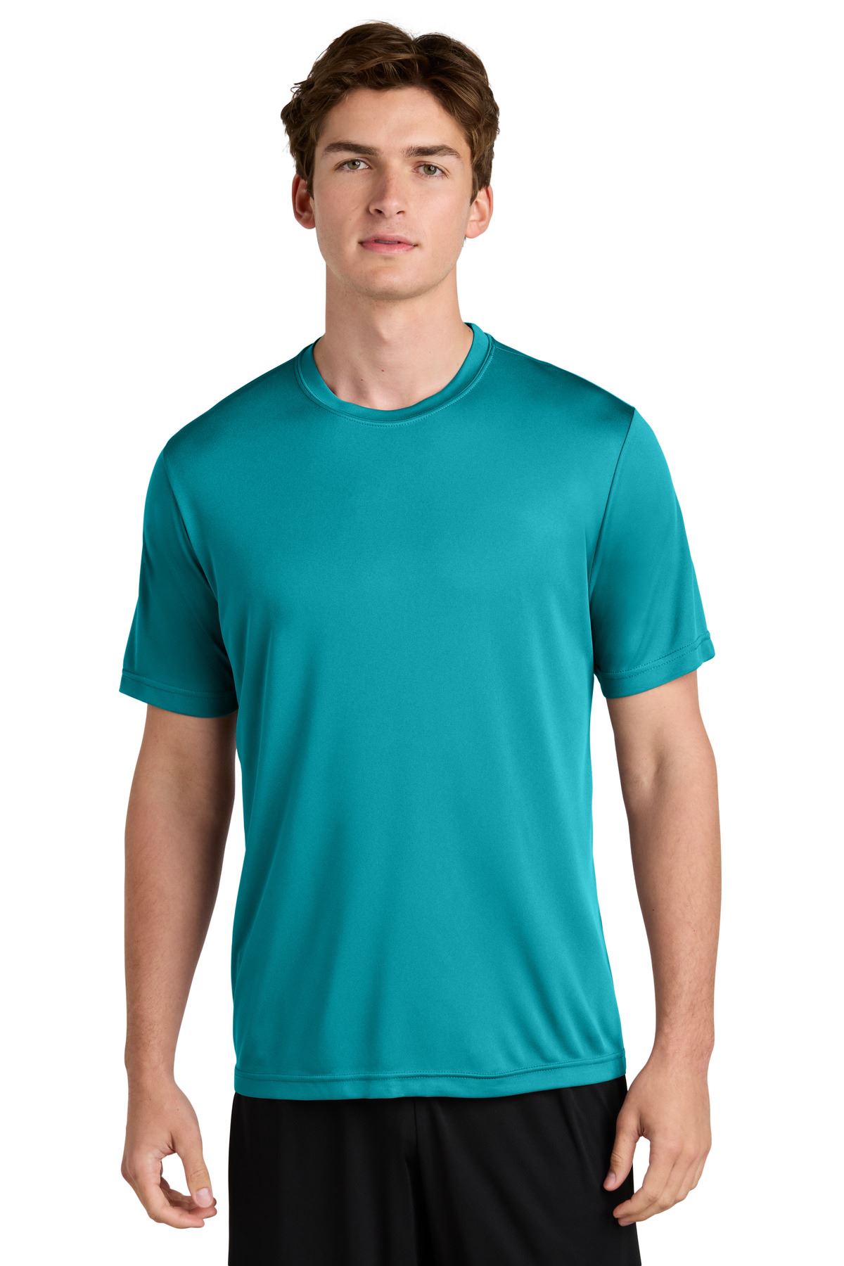 Sport-Tek Mens Short Sleeve Dri-Fit PosiCharge Gym Workout T-Shirt ST350 - Picture 29 of 38