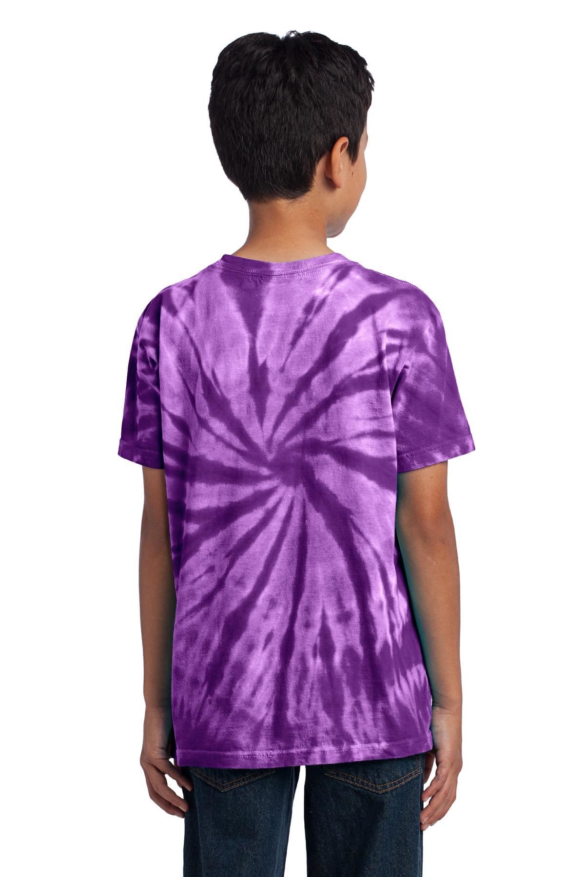 Port & Company Youth Short Sleeve 100% Cotton Tie-Dye T-Shirt PC147Y - Picture 31 of 43