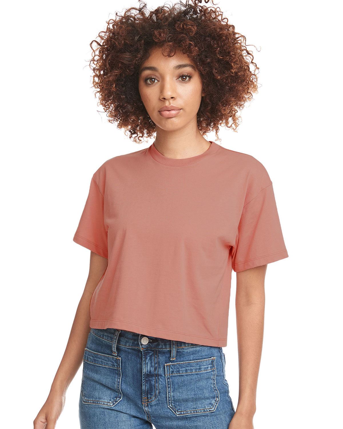 Next Level Women's Relaxed Fit  Ideal Crop T-Shirt 1580NL - Picture 6 of 11