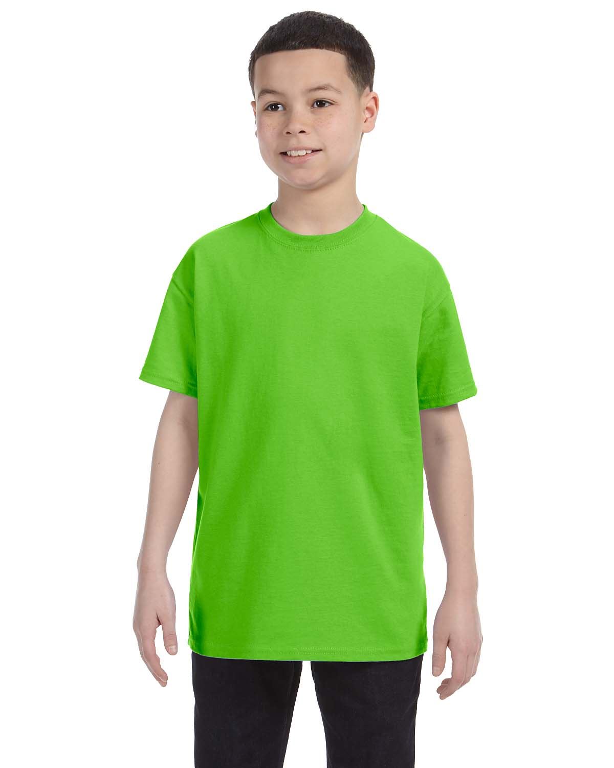 Gildan Youth Short Sleeves Heavy Cotton 5.3 oz XS-XL T-Shirt MG500B - Picture 23 of 31