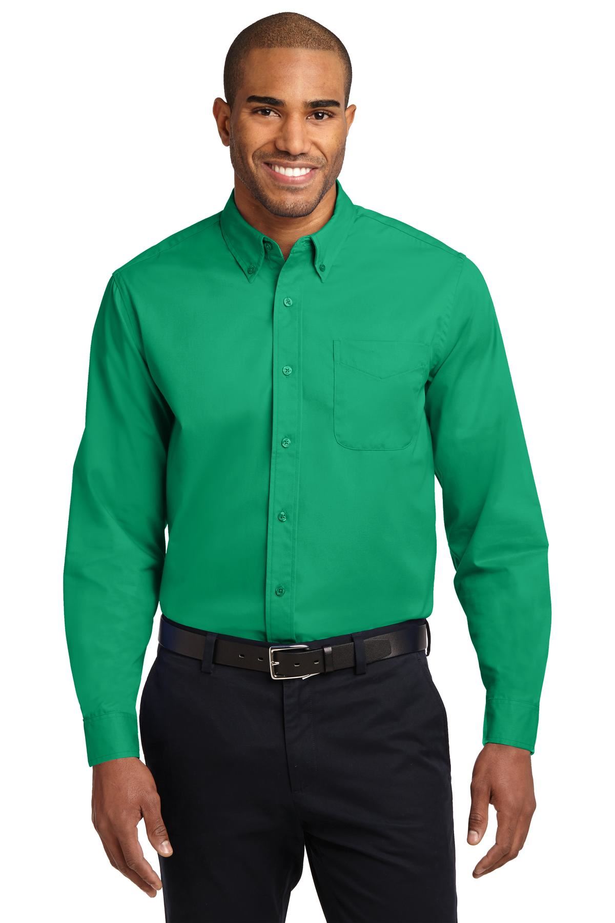 Port Authority Long Sleeve Button Down collar Easy Care Shirt S608 - Picture 16 of 51