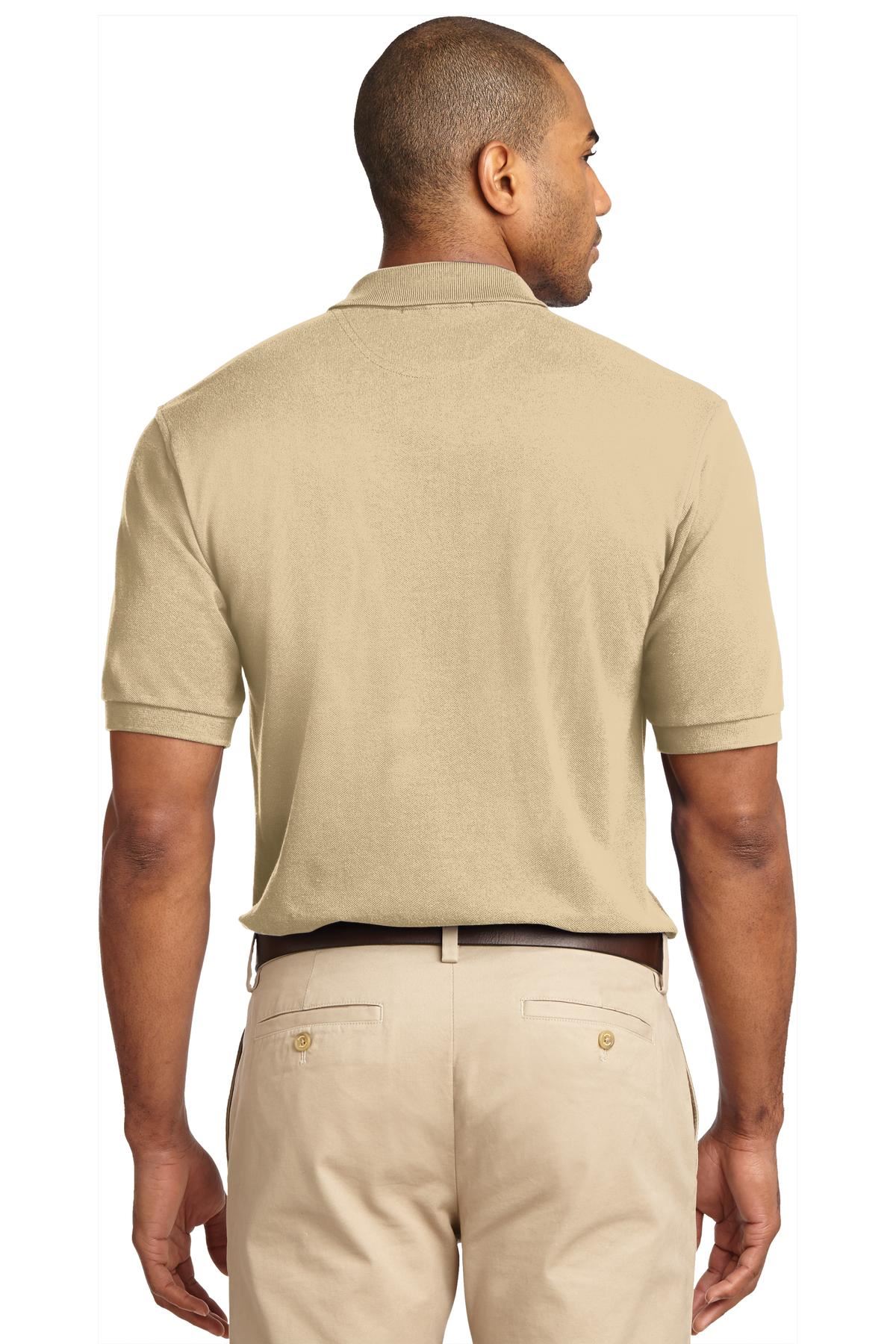 Port Authority Mens Short Sleeve Heavyweight Cotton Pique Polo Shirt K420 - Picture 36 of 42