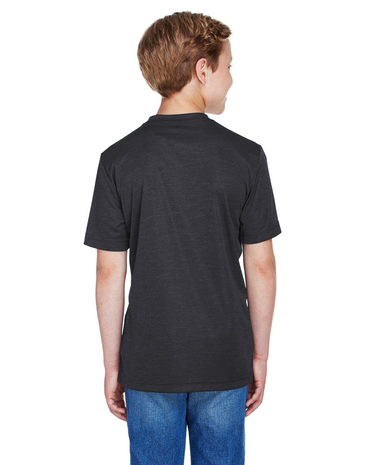 Team 365 T-Shirts Youth Sonic Heather Performance T-Shirt TT11HY - Picture 7 of 26