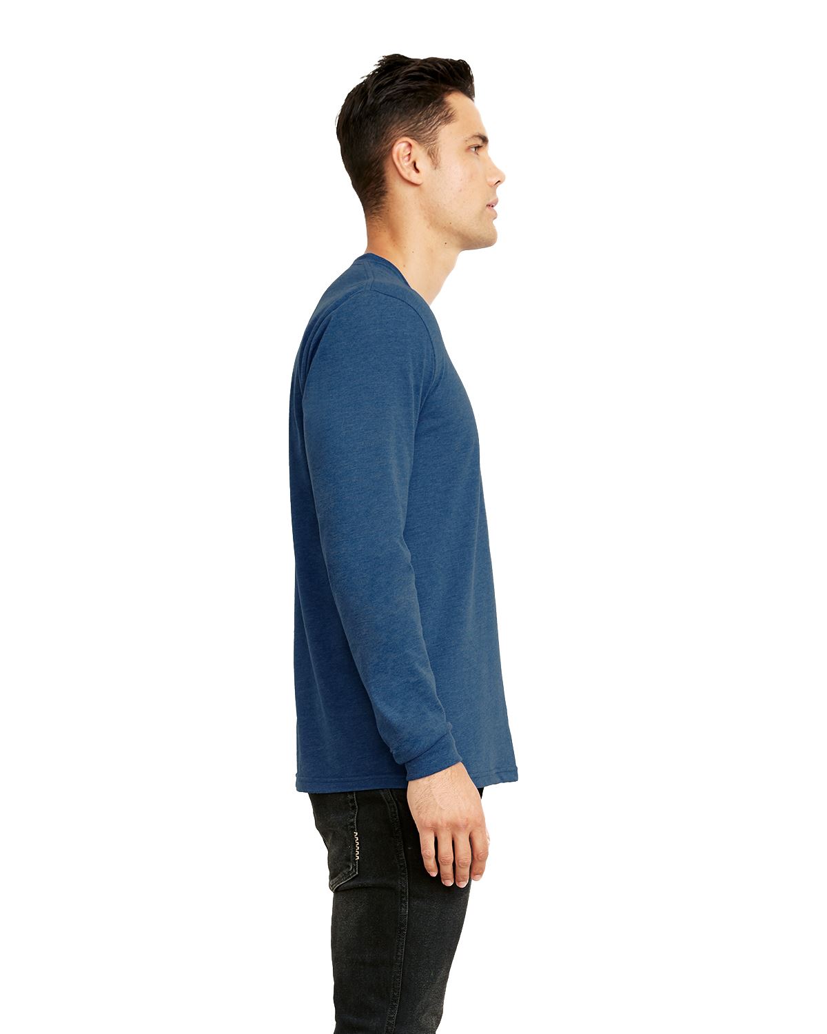 Next Level Men's Premium Fit Sueded Long Sleeve Crew neck TShirt M6411 eBay