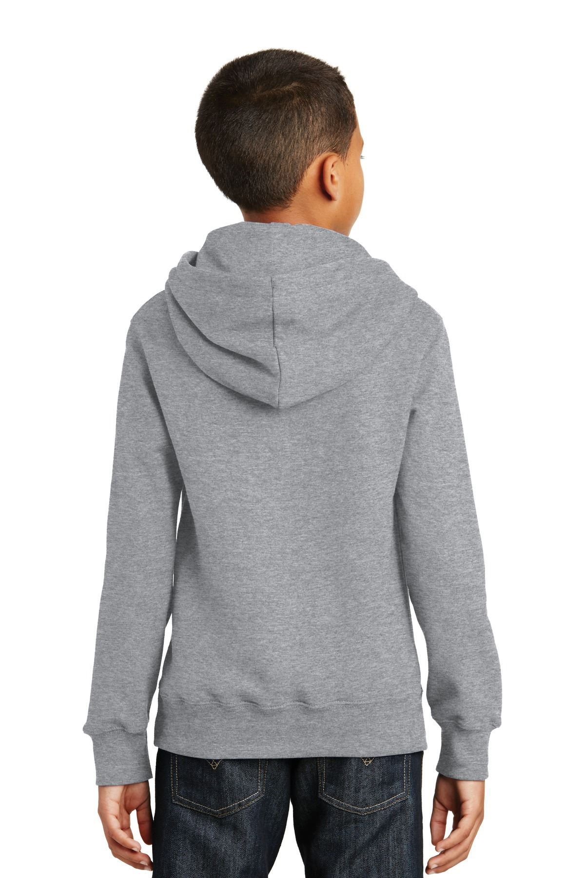 Port & Company Youth Pullover Hooded Sweatshirt Fan Favorite Fleece M-PC850YH - Picture 5 of 19