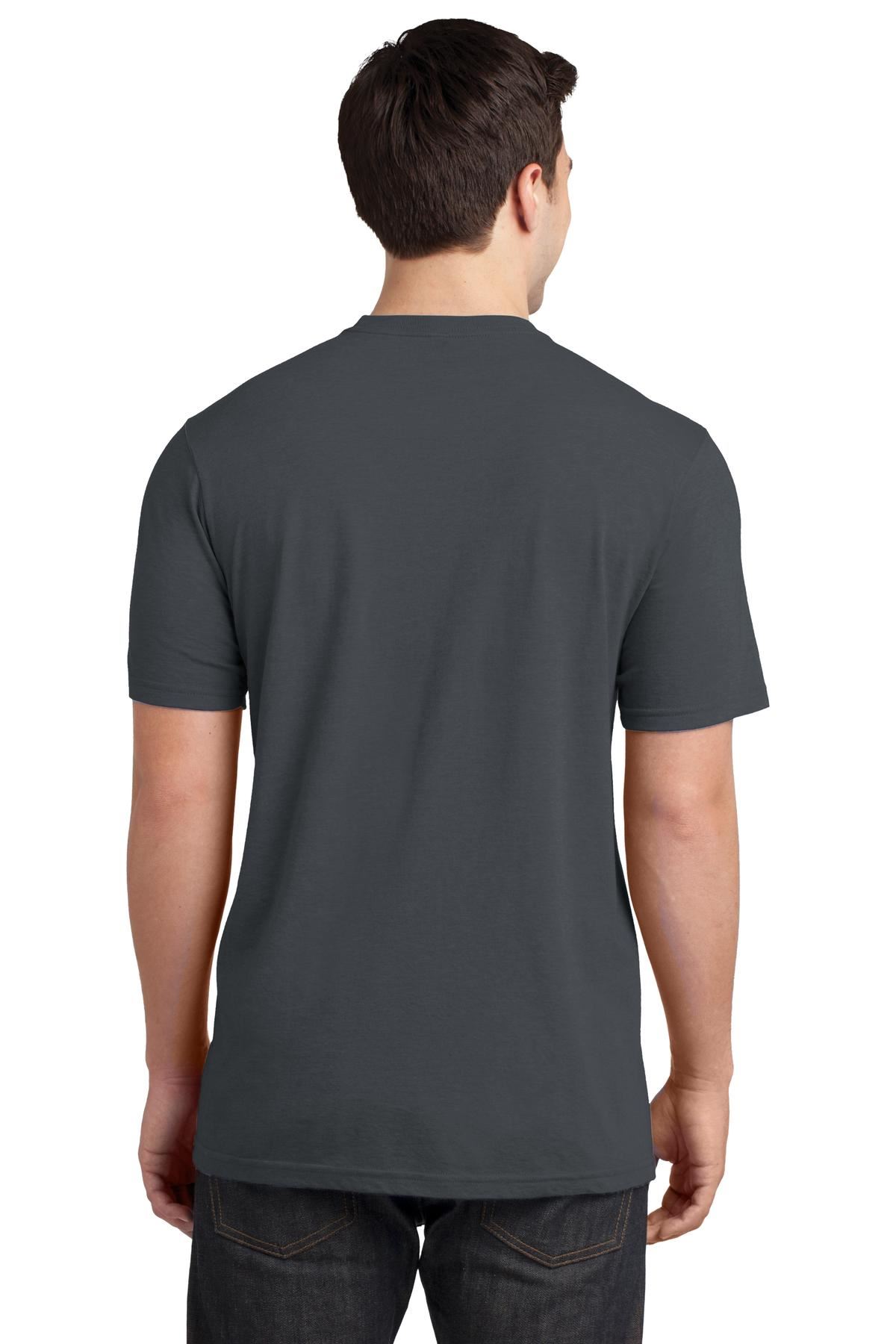 District Mens Cotton Pocket Short Sleeve Very Important T-Shirt M-DT6000P - Picture 6 of 16